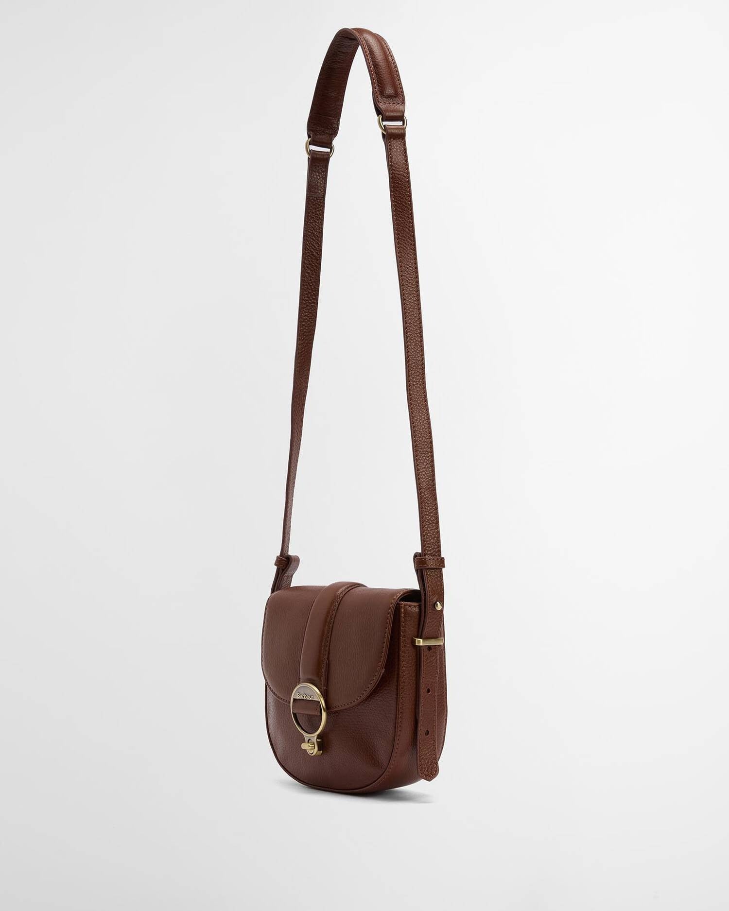 Elm Leather Crossbody Bag - Brown