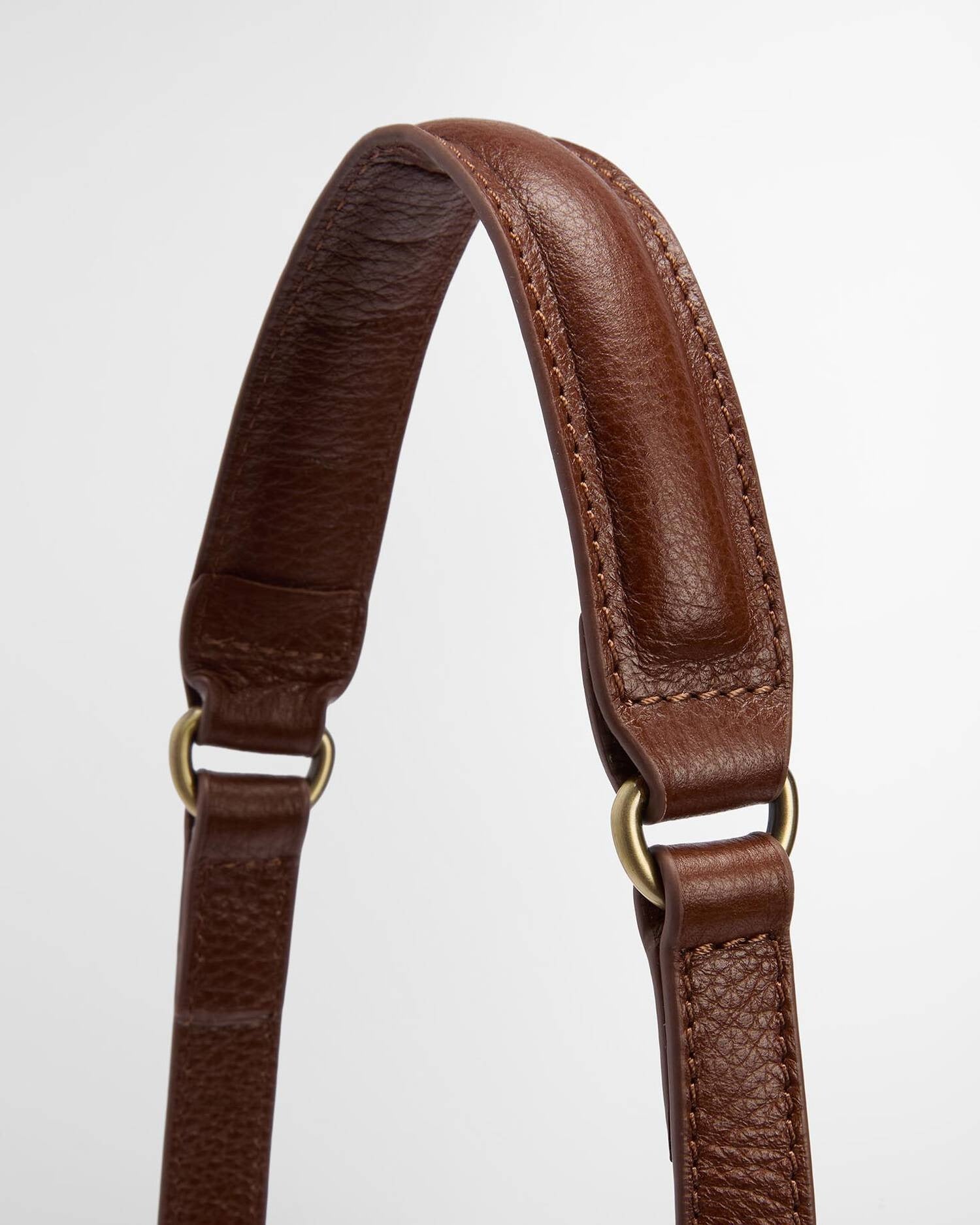 Elm Leather Crossbody Bag - Brown