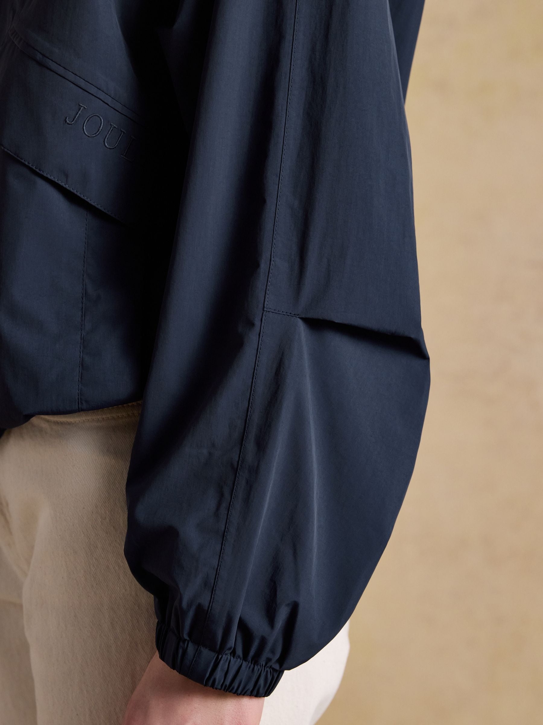 Hove Navy Waterproof Windbreaker Jacket