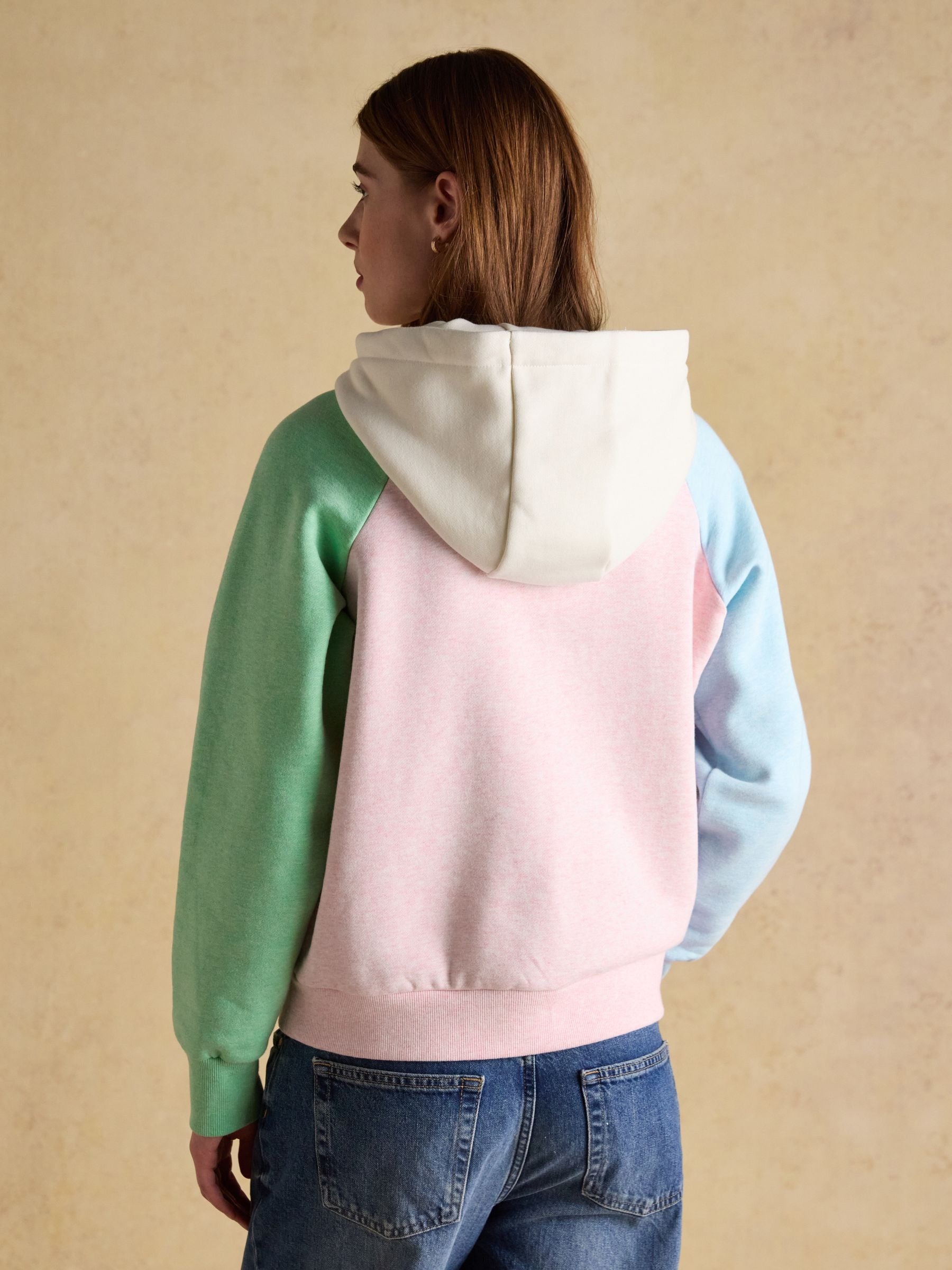 Milbourne Colourblock Cotton Blend Hoodie