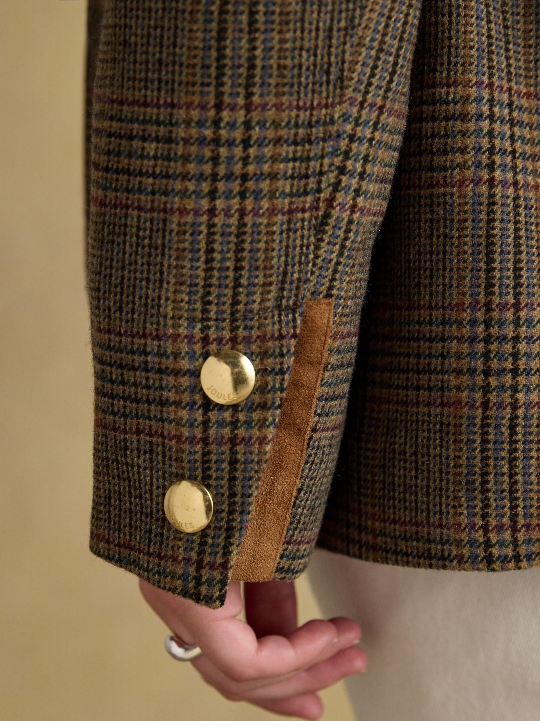 Contemporary Brown Check Tweed Fieldcoat