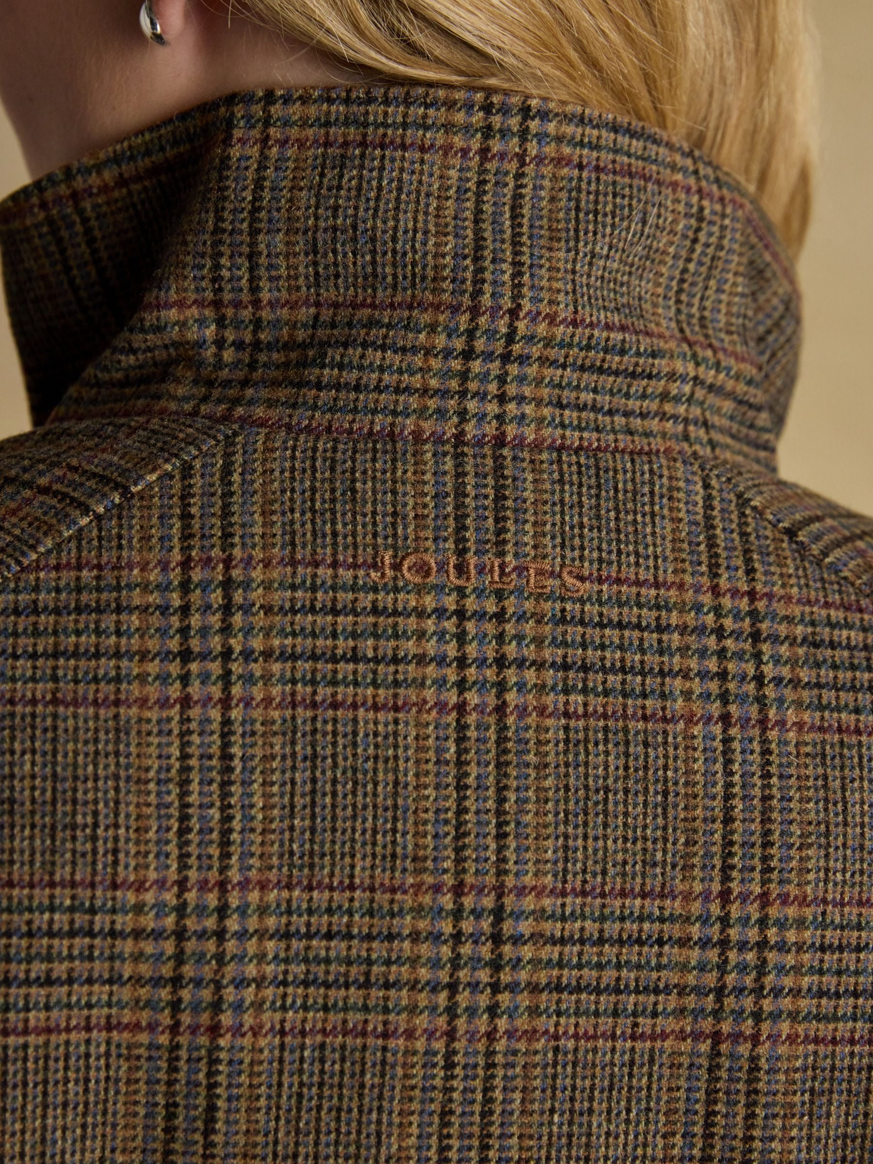 Contemporary Brown Check Tweed Fieldcoat