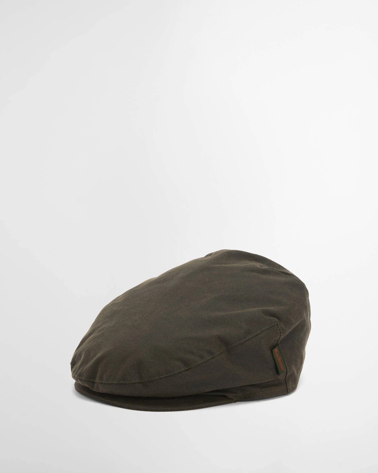 Cheviot Wax Flat Cap - Olive