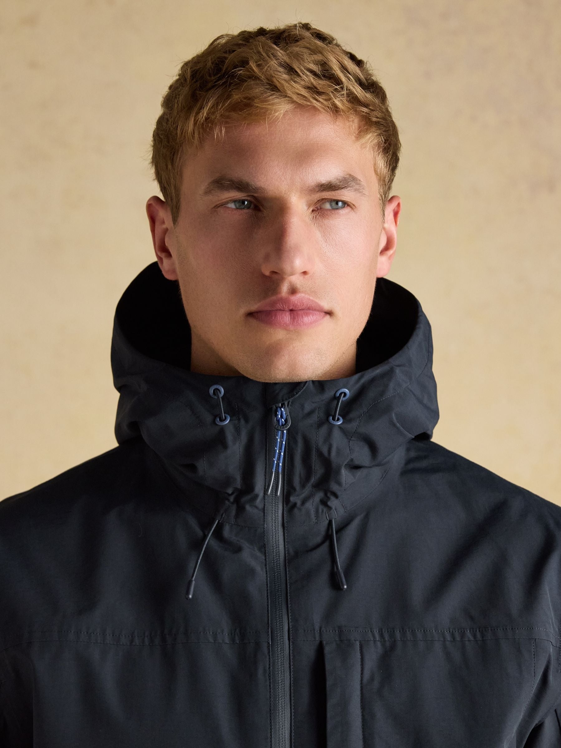Ayston Navy Blue Lightweight Waterproof Coat