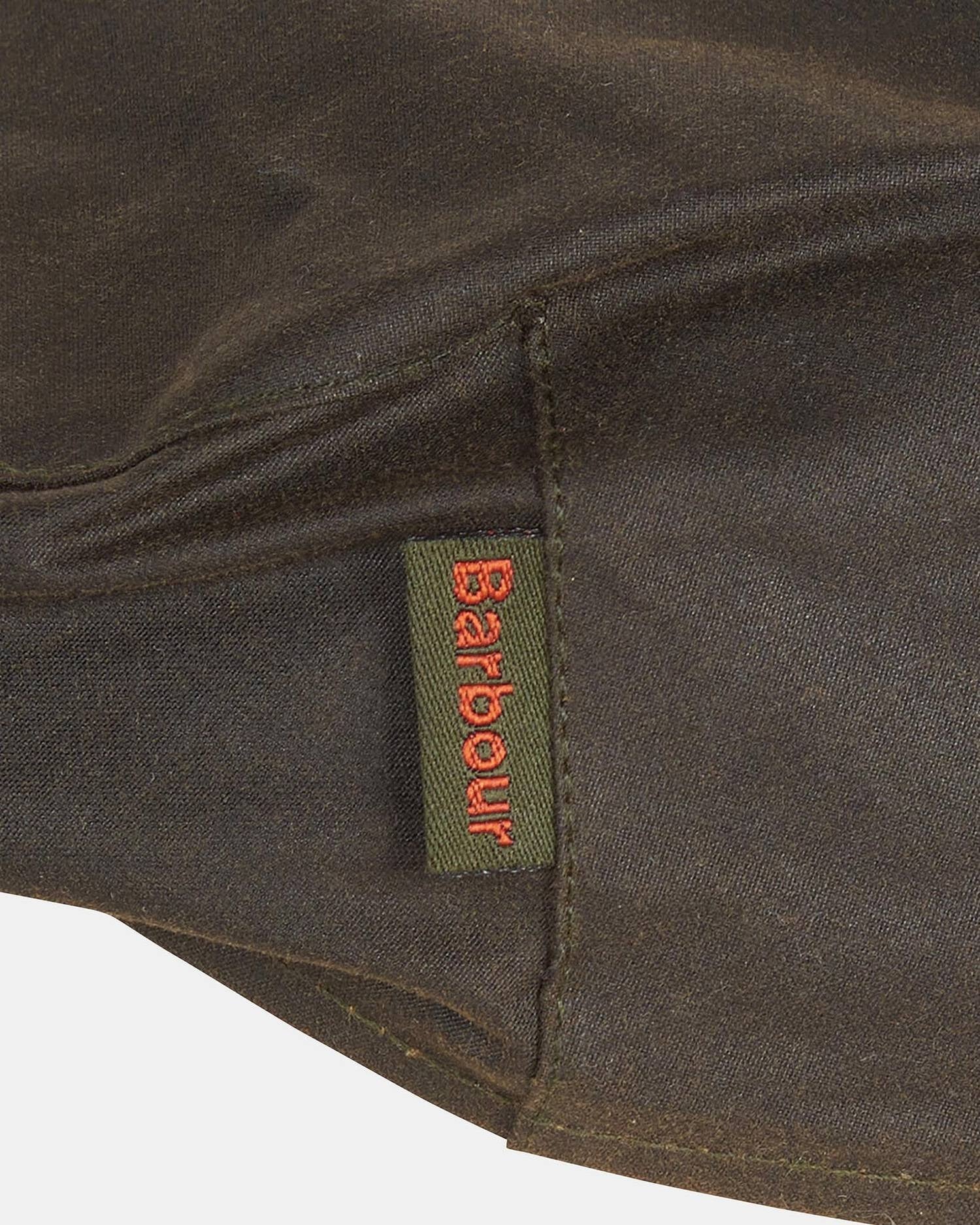 Cheviot Wax Flat Cap - Olive