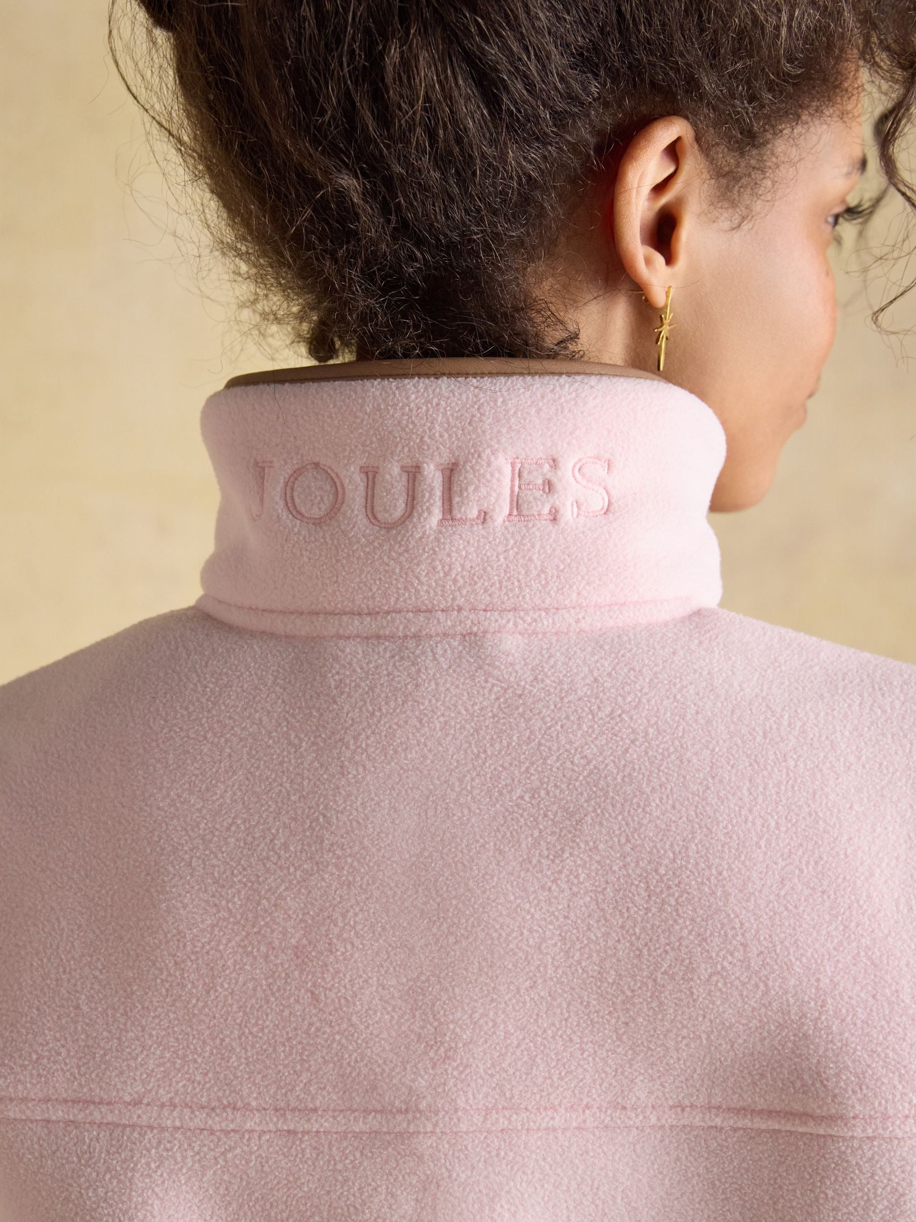 Heritage Light Pink Quarter Zip Polar Fleece