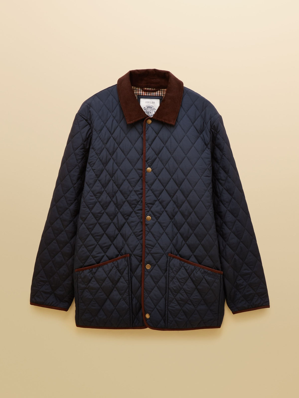 Navy Quilted Jacket