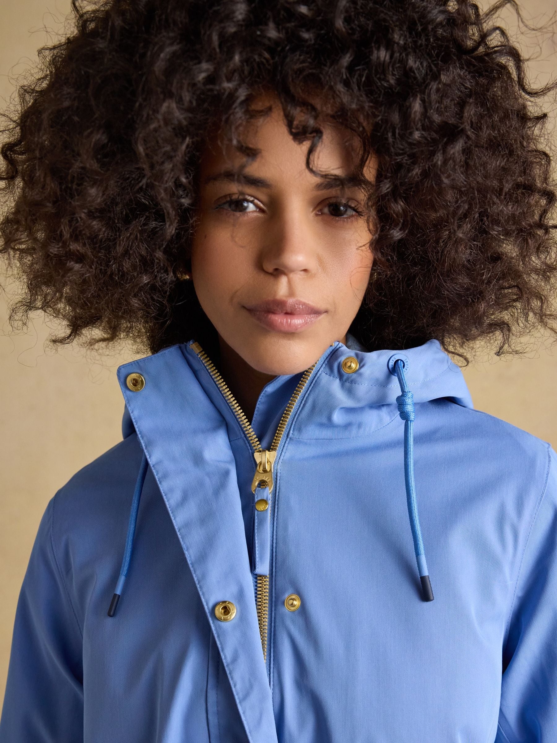 Portwell Blue Hooded Waterproof Raincoat