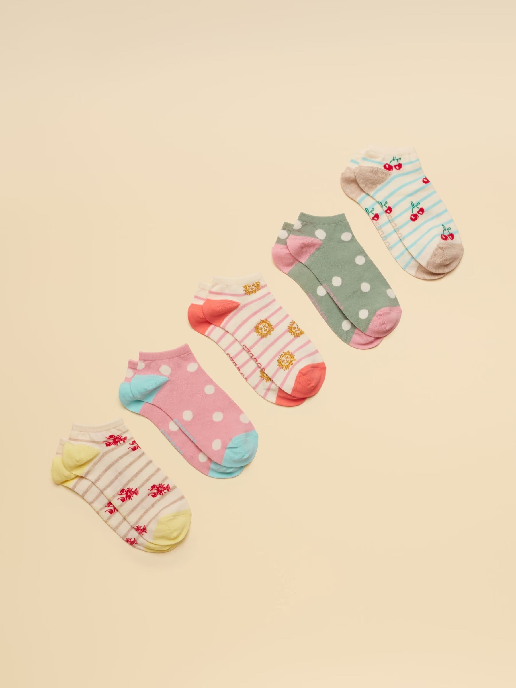 Women's Rilla Multi Trainer Socks 5 Pack (size 4-8)