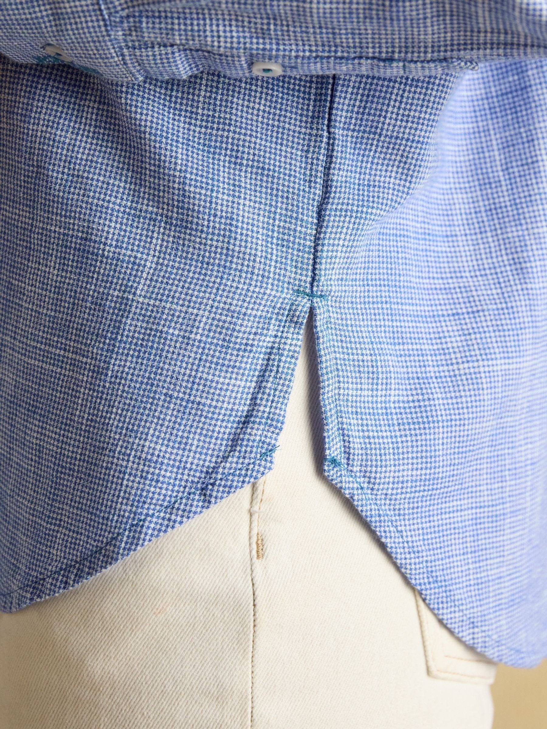 Ida Blue Long Sleeve Cotton Shirt