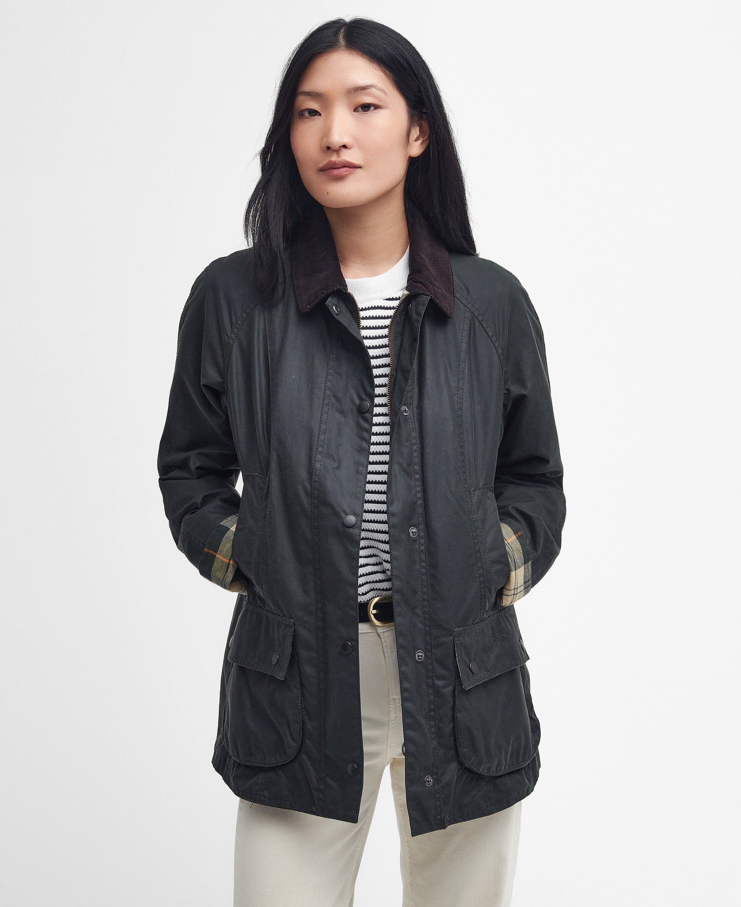 Beadnell Wax Jacket - Sage