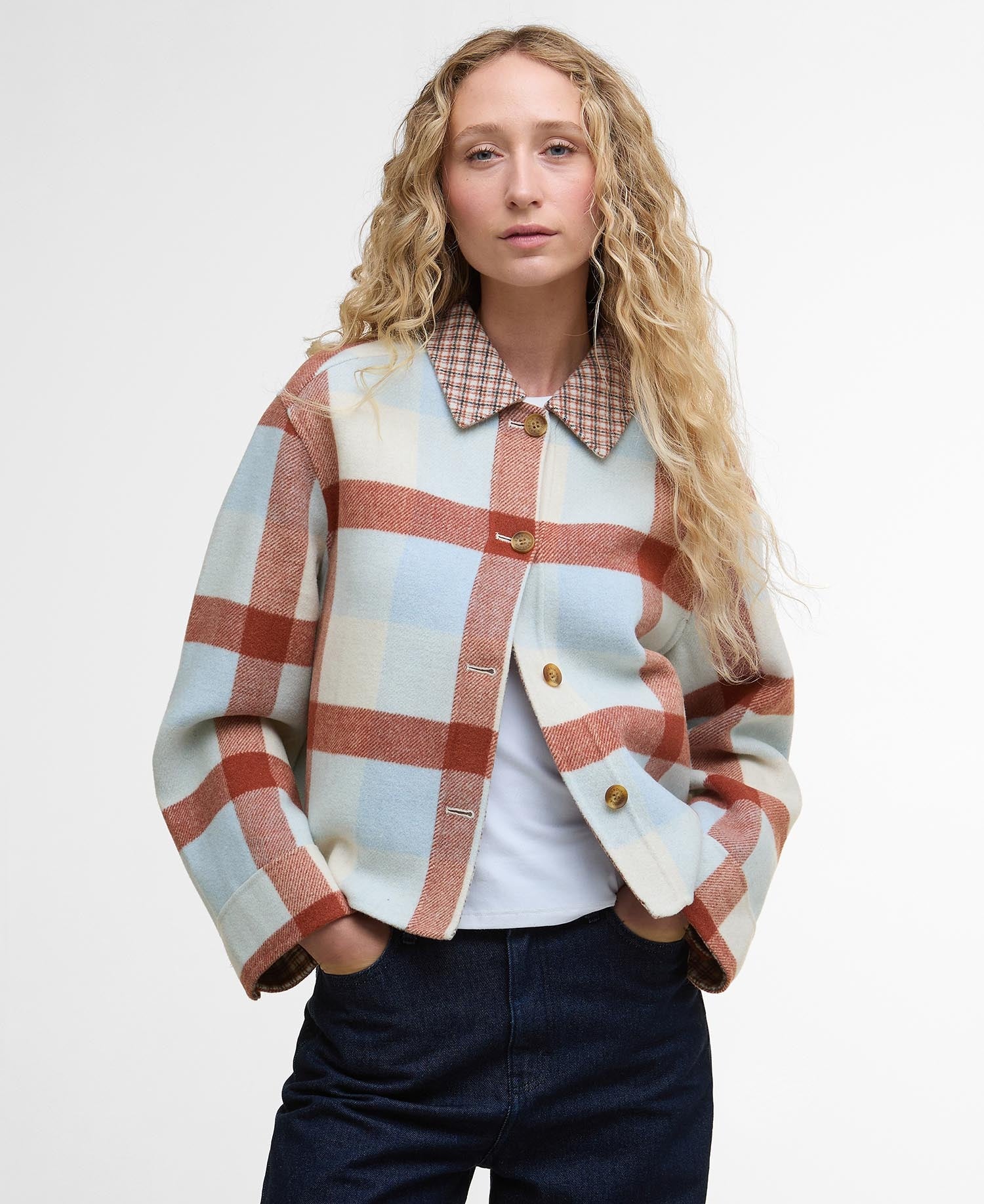 Robyn Tartan Overshirt - Multi Check