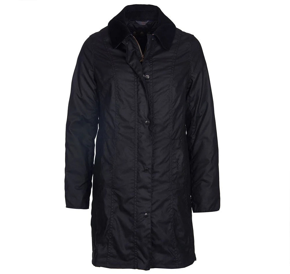 Belsay Wax Jacket - Black