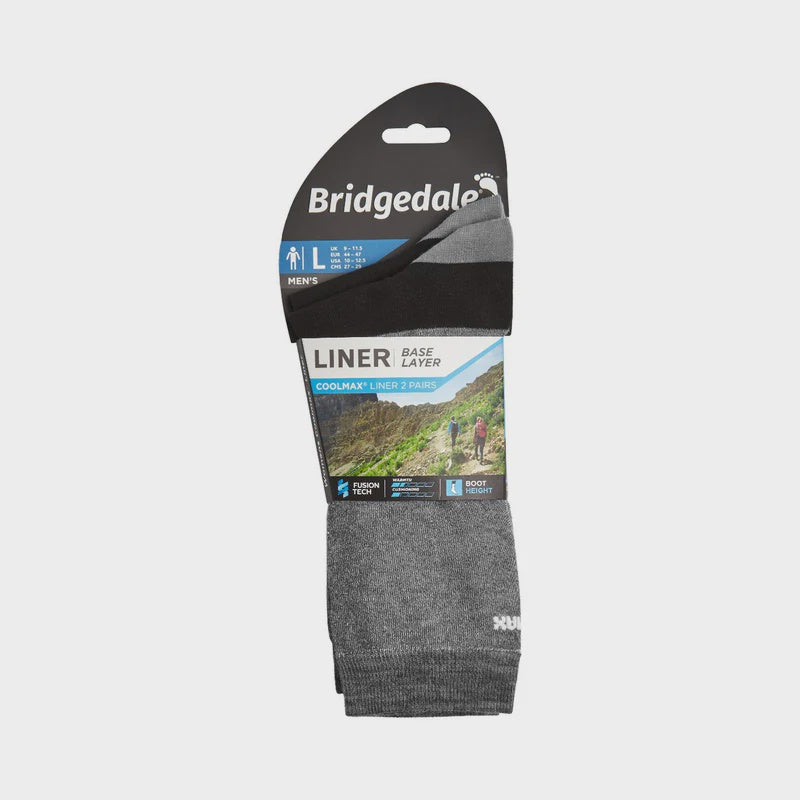 Bridgedale - Coolmax Liners (2 Pairs) - Men's