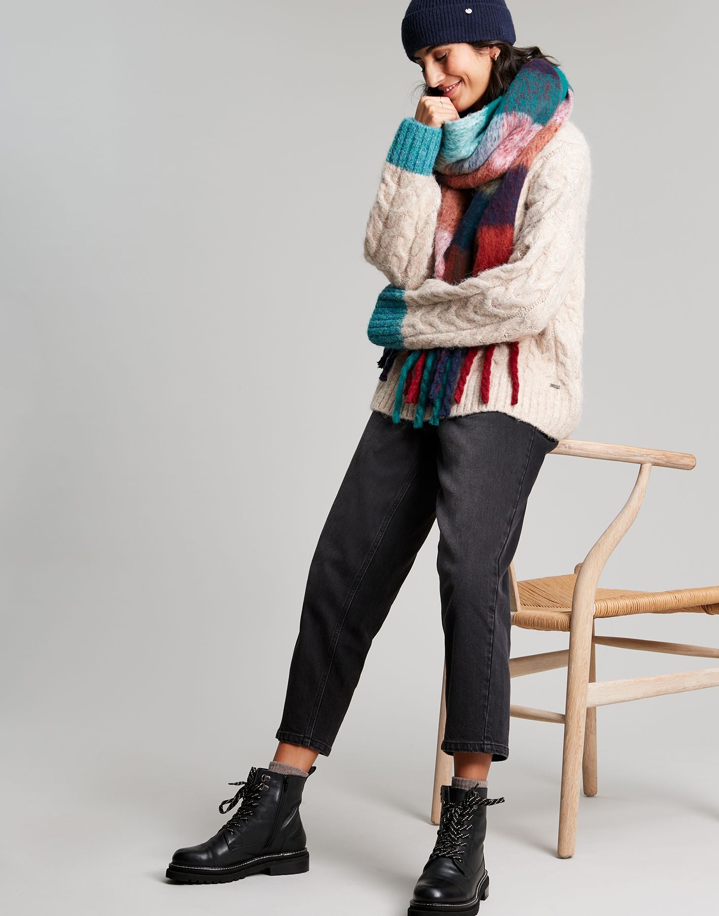 Women's Marilyn Knitted Jumper - Oat
