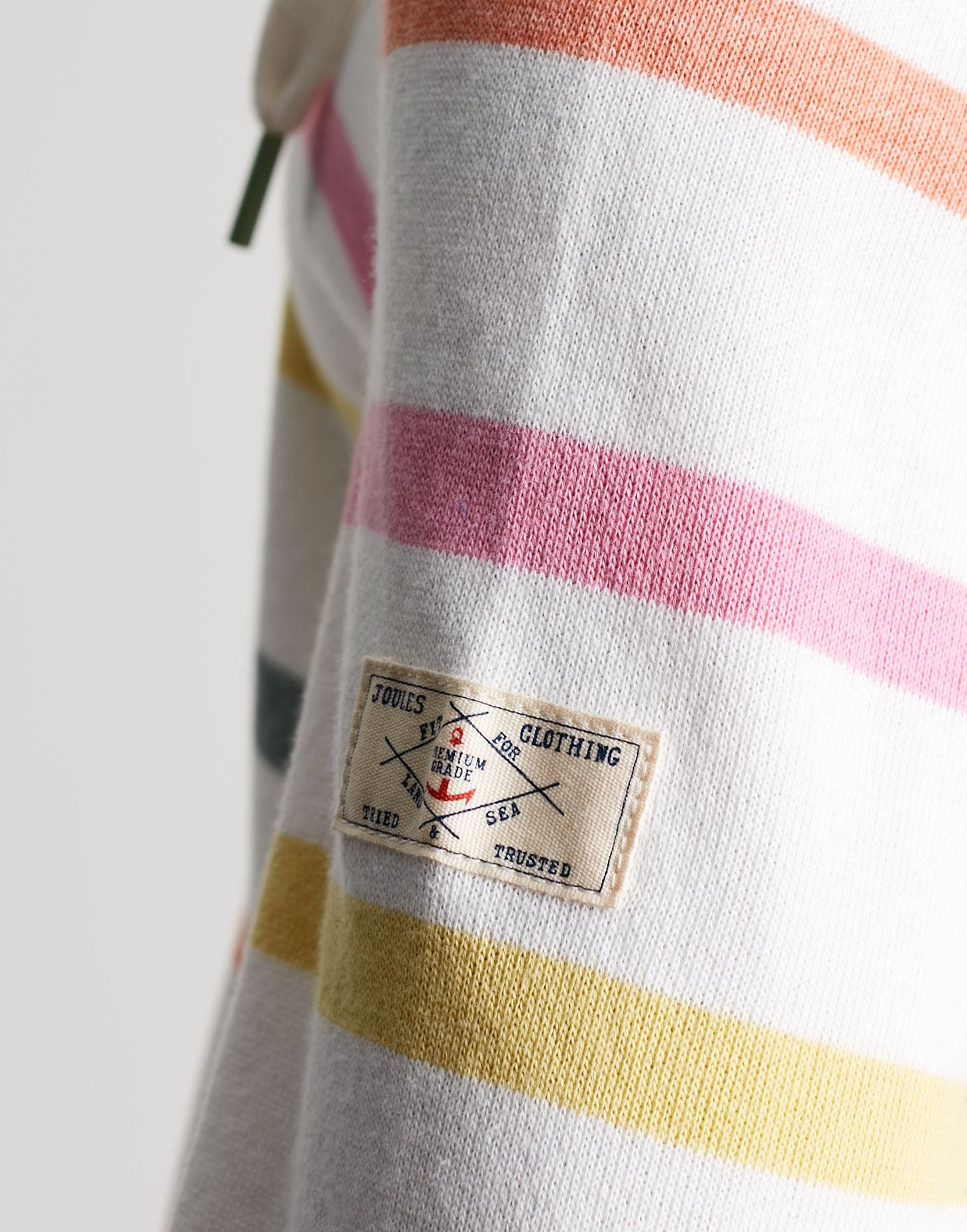 Women's Southwold Button Down Sweatshirt - Multi Cream Stripe