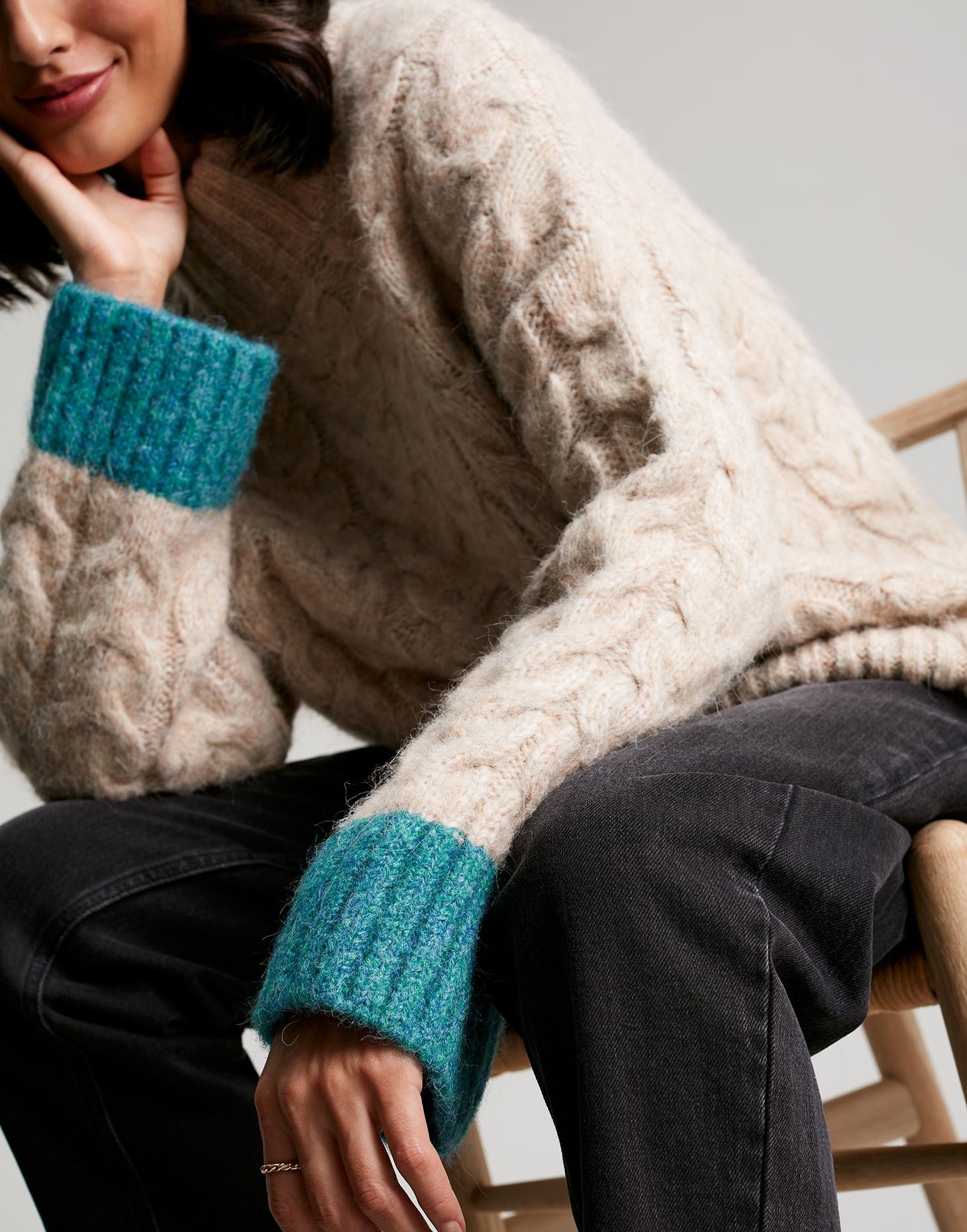 Women's Marilyn Knitted Jumper - Oat