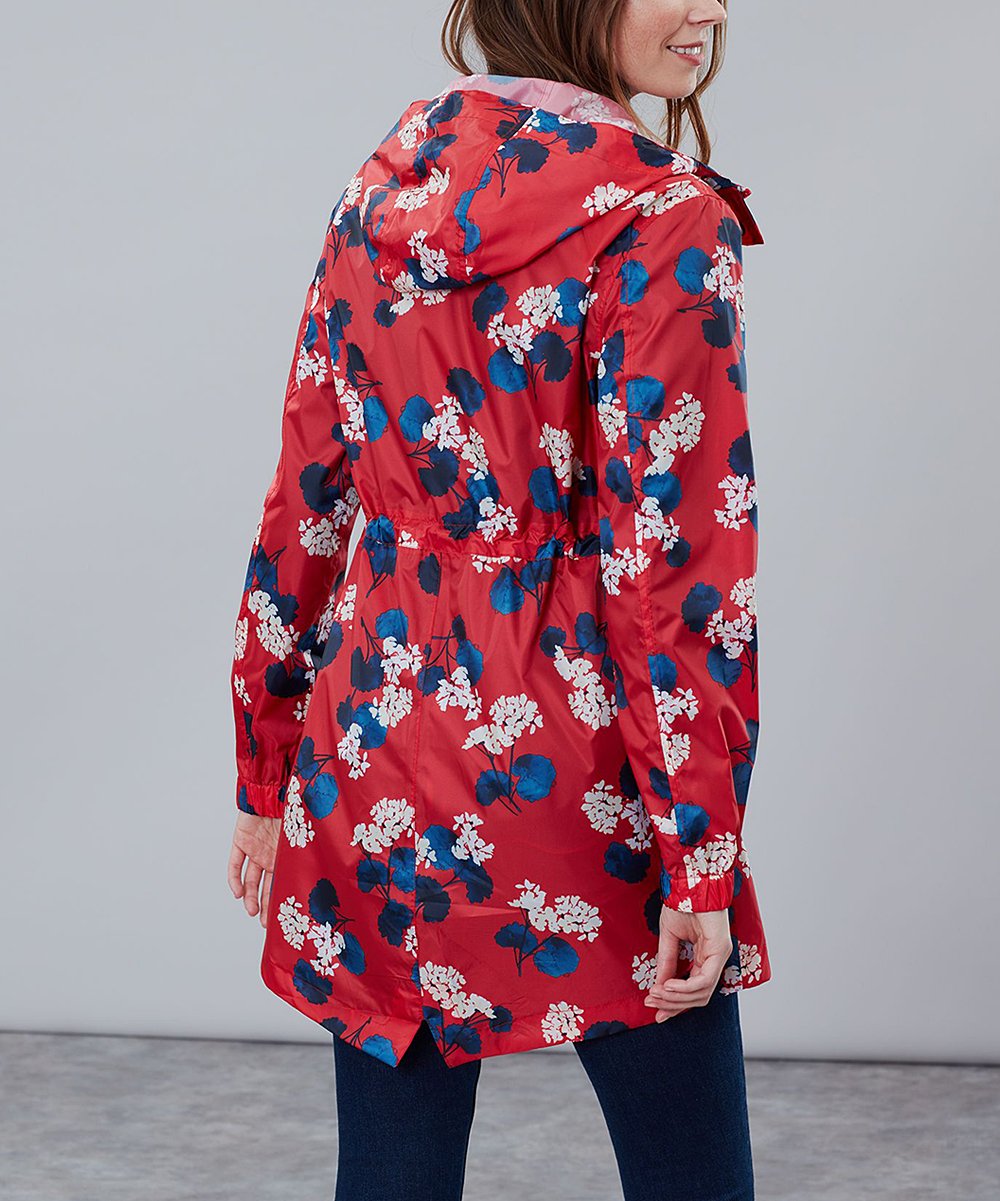 Golightly Printed Waterproof Packaway - Red Lily Pad
