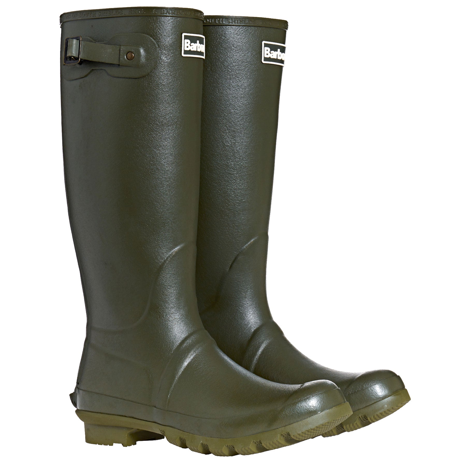 Men's Bede Wellington Boots - Olive