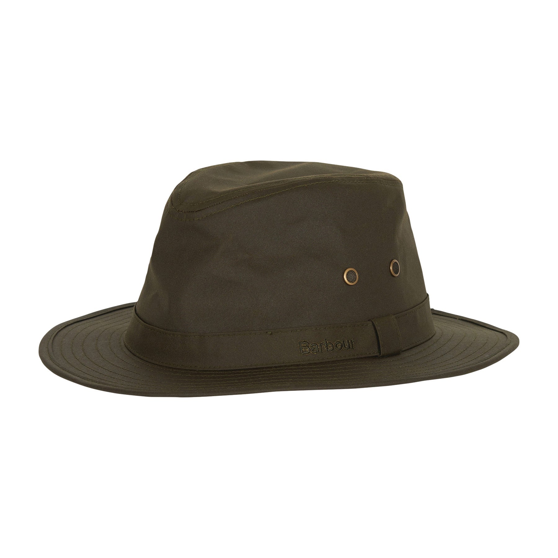 Dawson Wax Safari Hat - Olive
