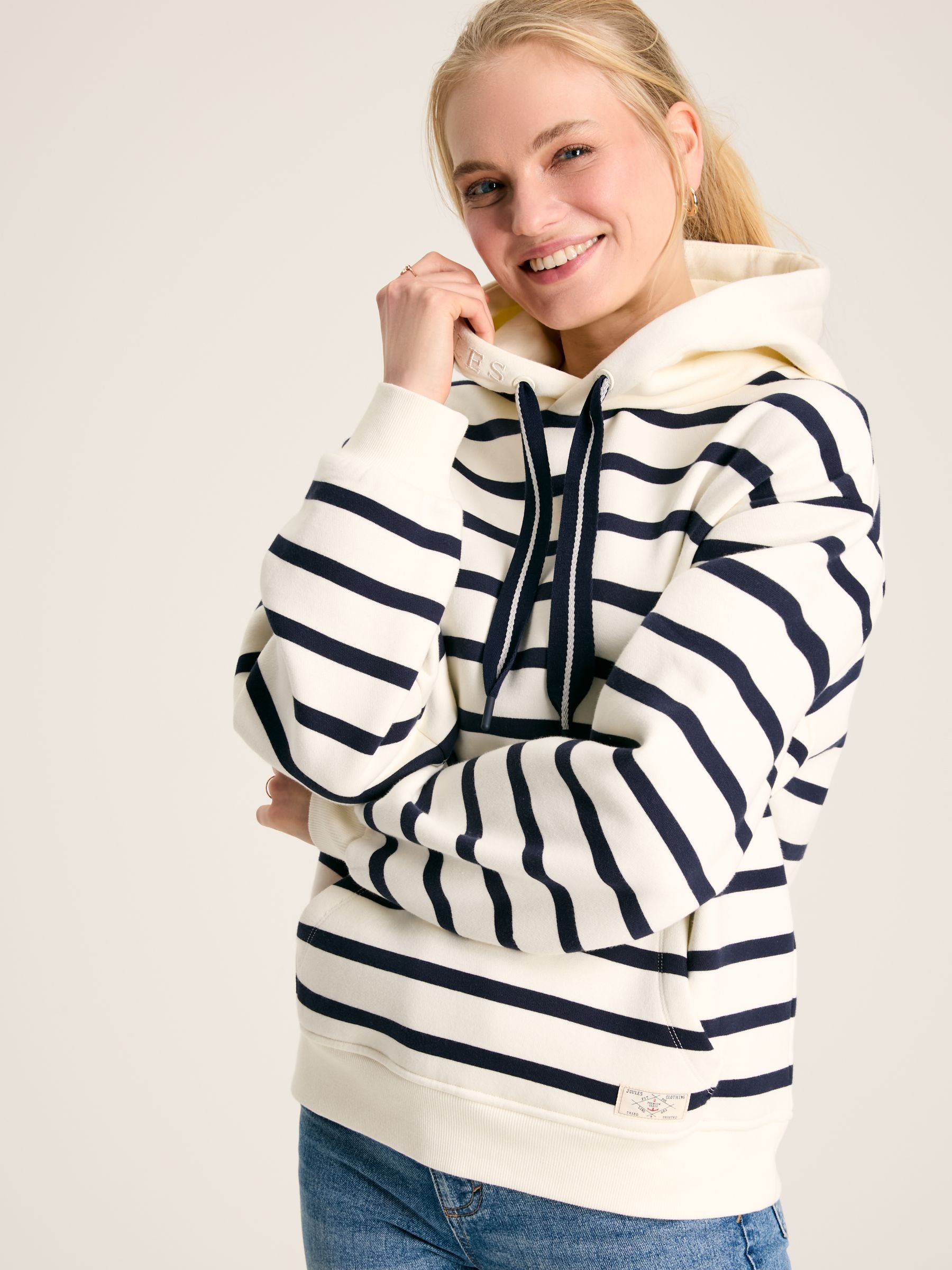 Milbourne Navy/White Hoodie
