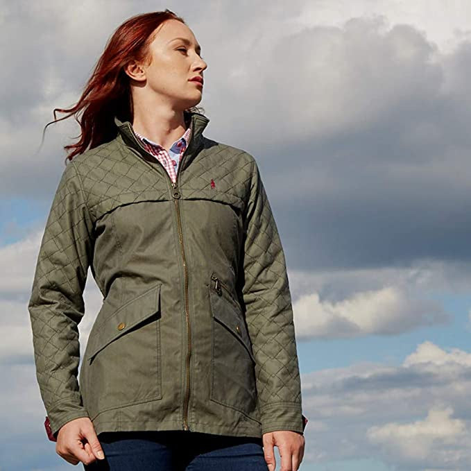 Jack Murphy Cashel Wax Jacket Cont Green