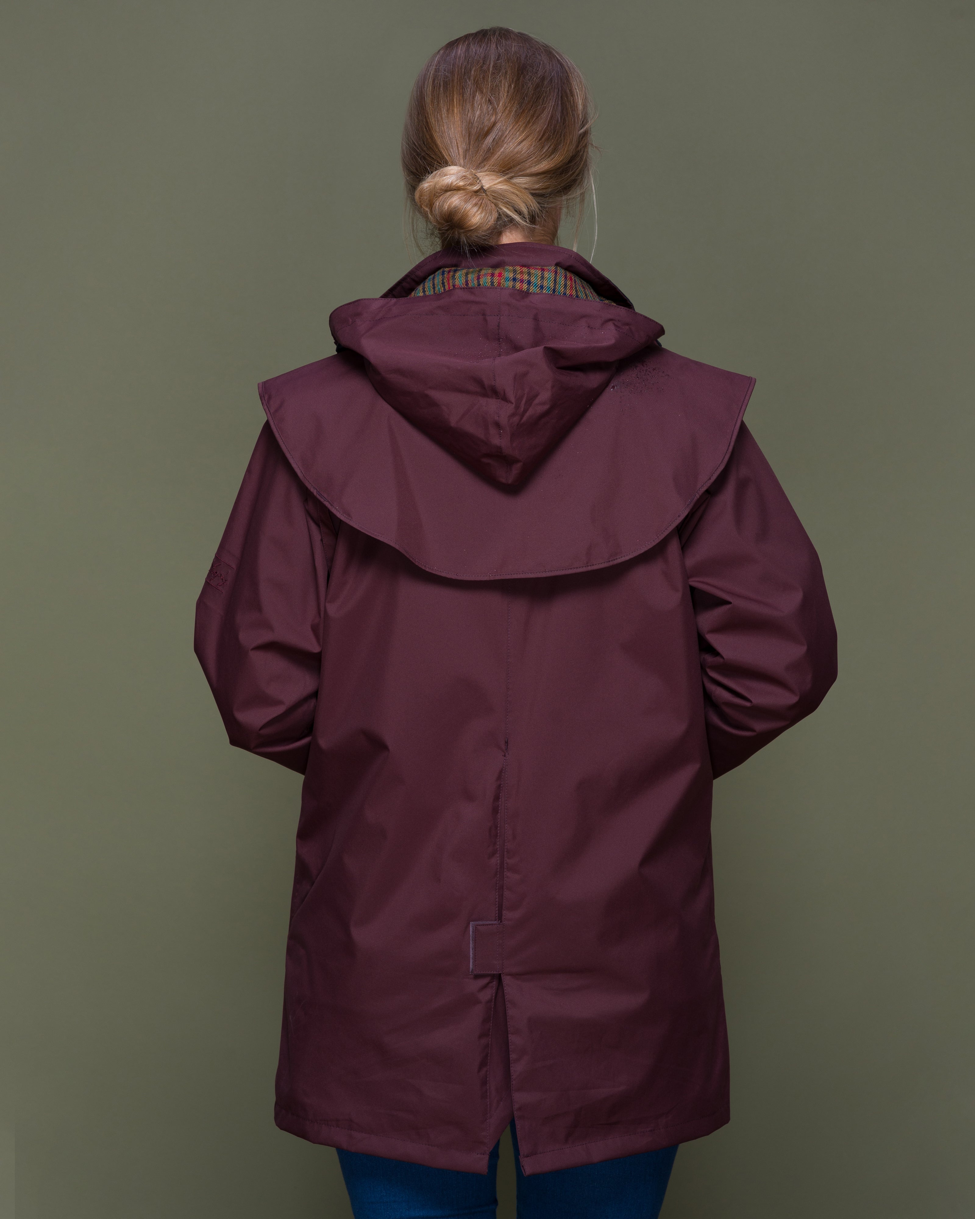 Cotswold Waterproof Coat - Deep Claret