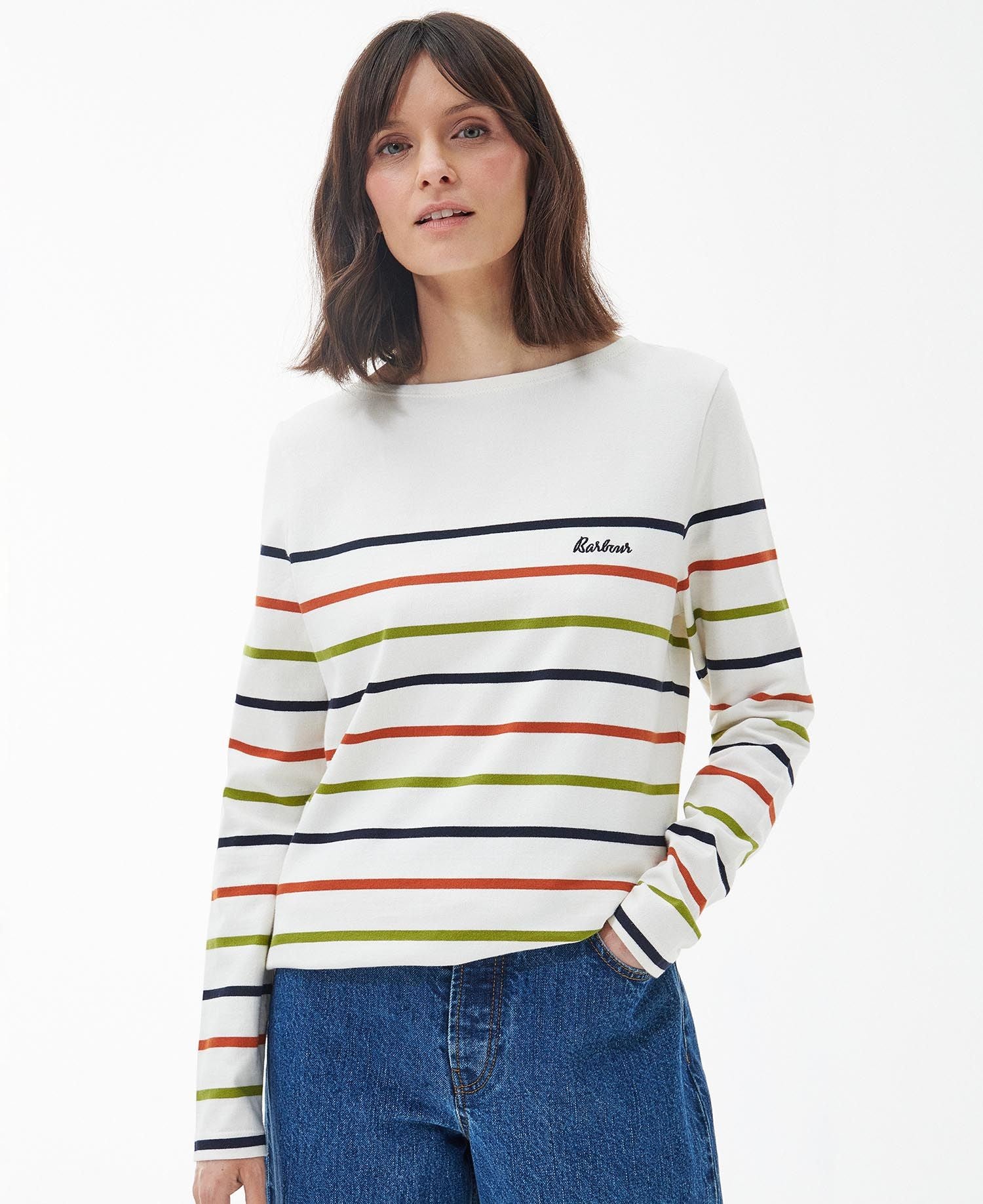 Hawkins Top - Cloud Stripe