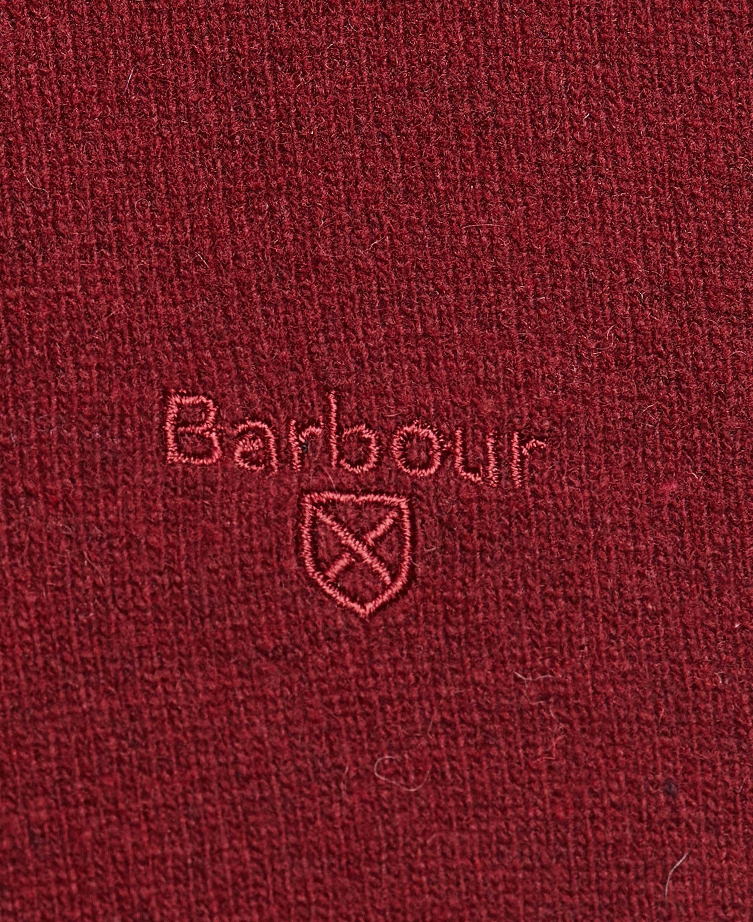 Essential Lambswool Crew - Ruby