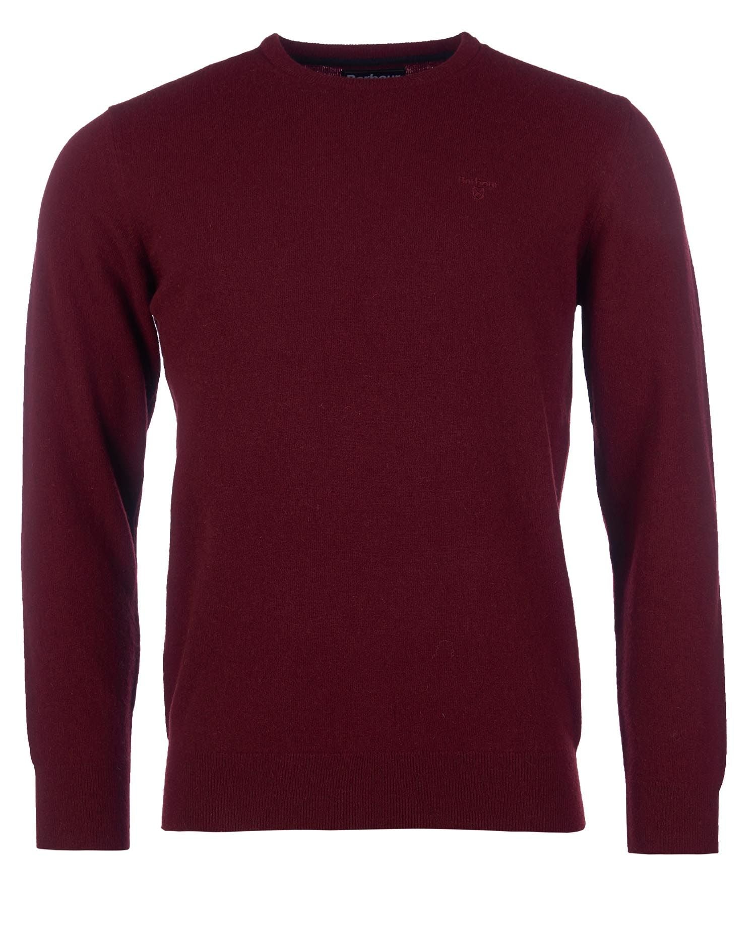 Essential Lambswool Crew - Ruby