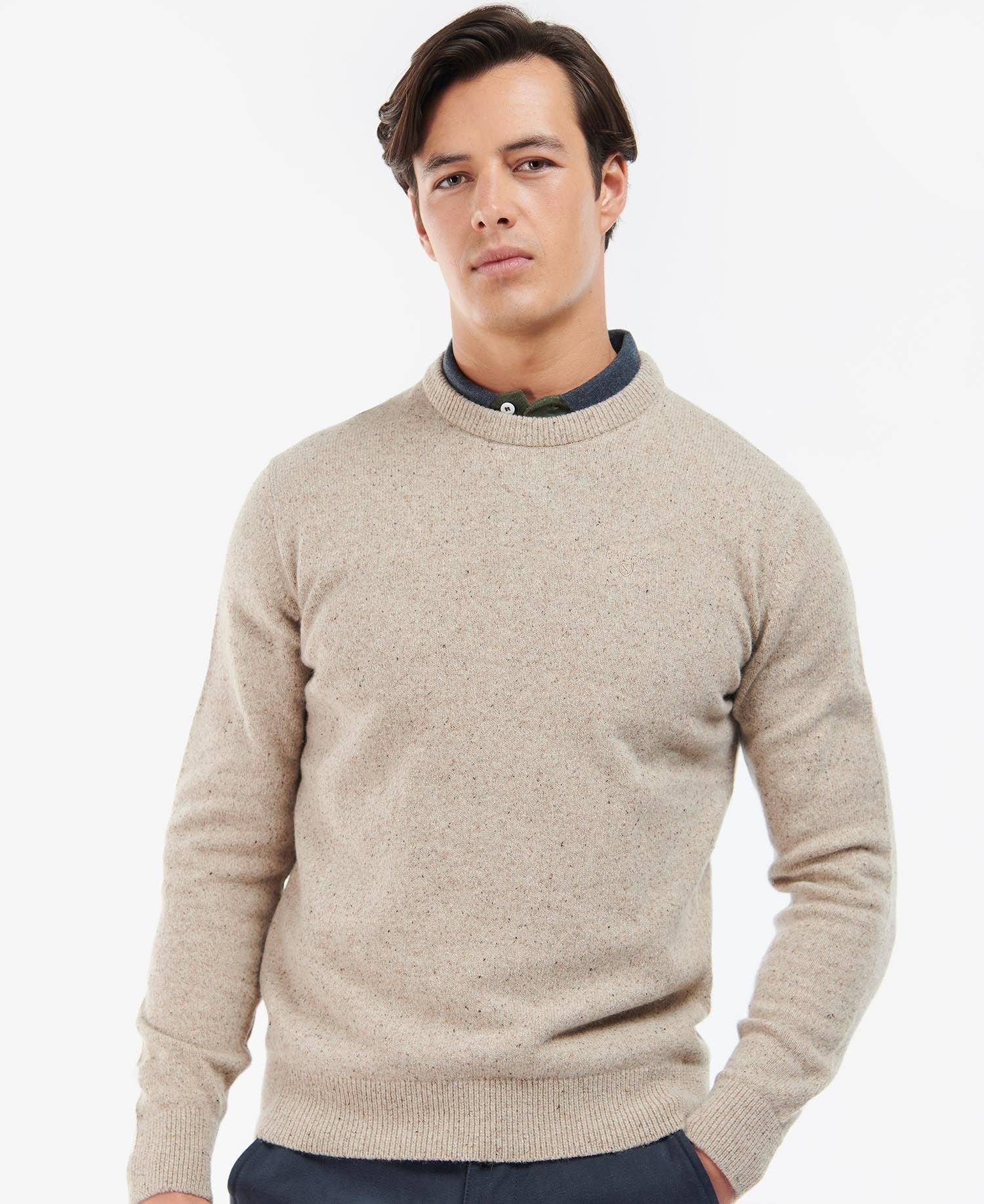 Tisbury Crew Neck Sweater - Stone