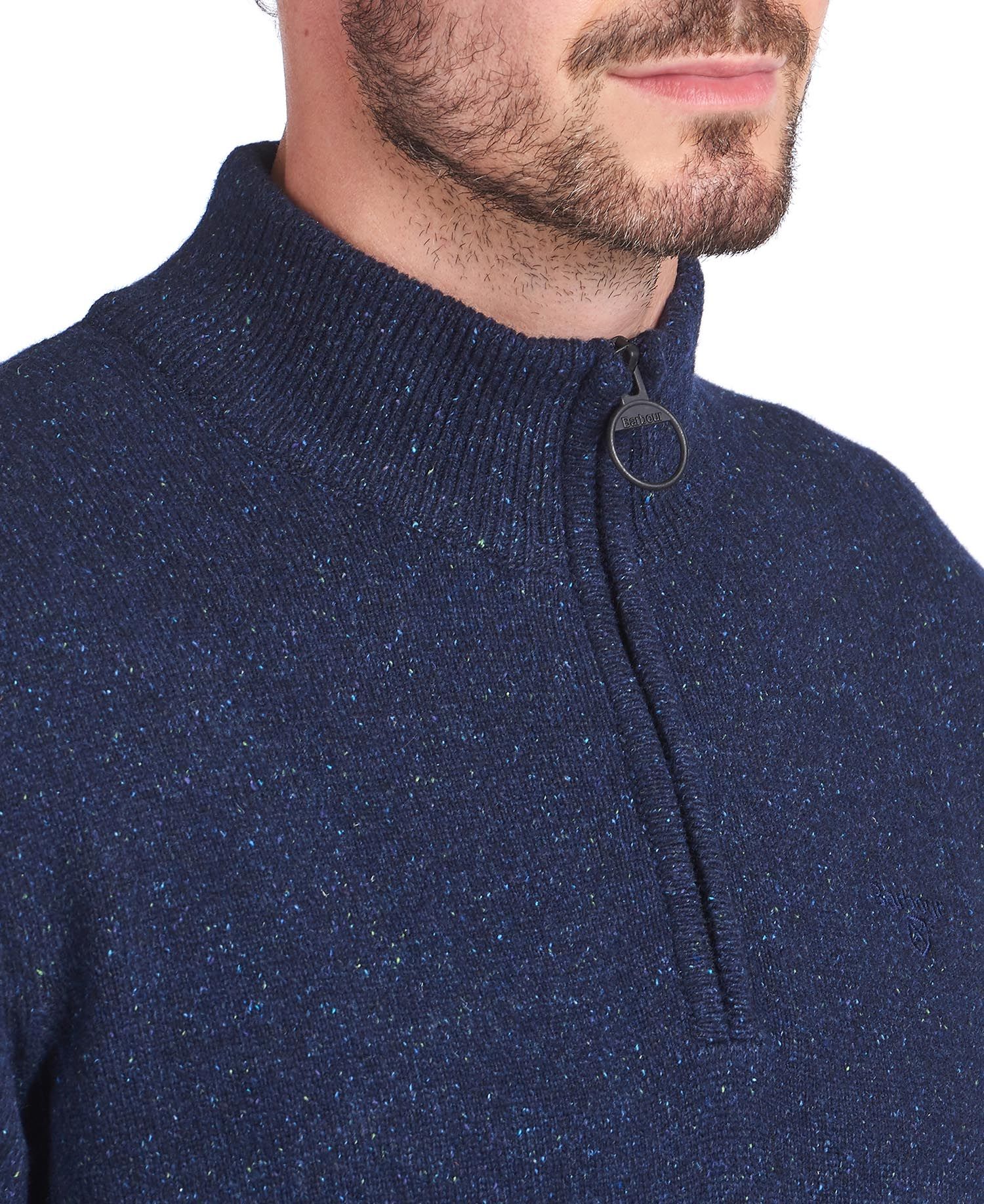 Essential Tisbury Half-Zip Jumper - Navy