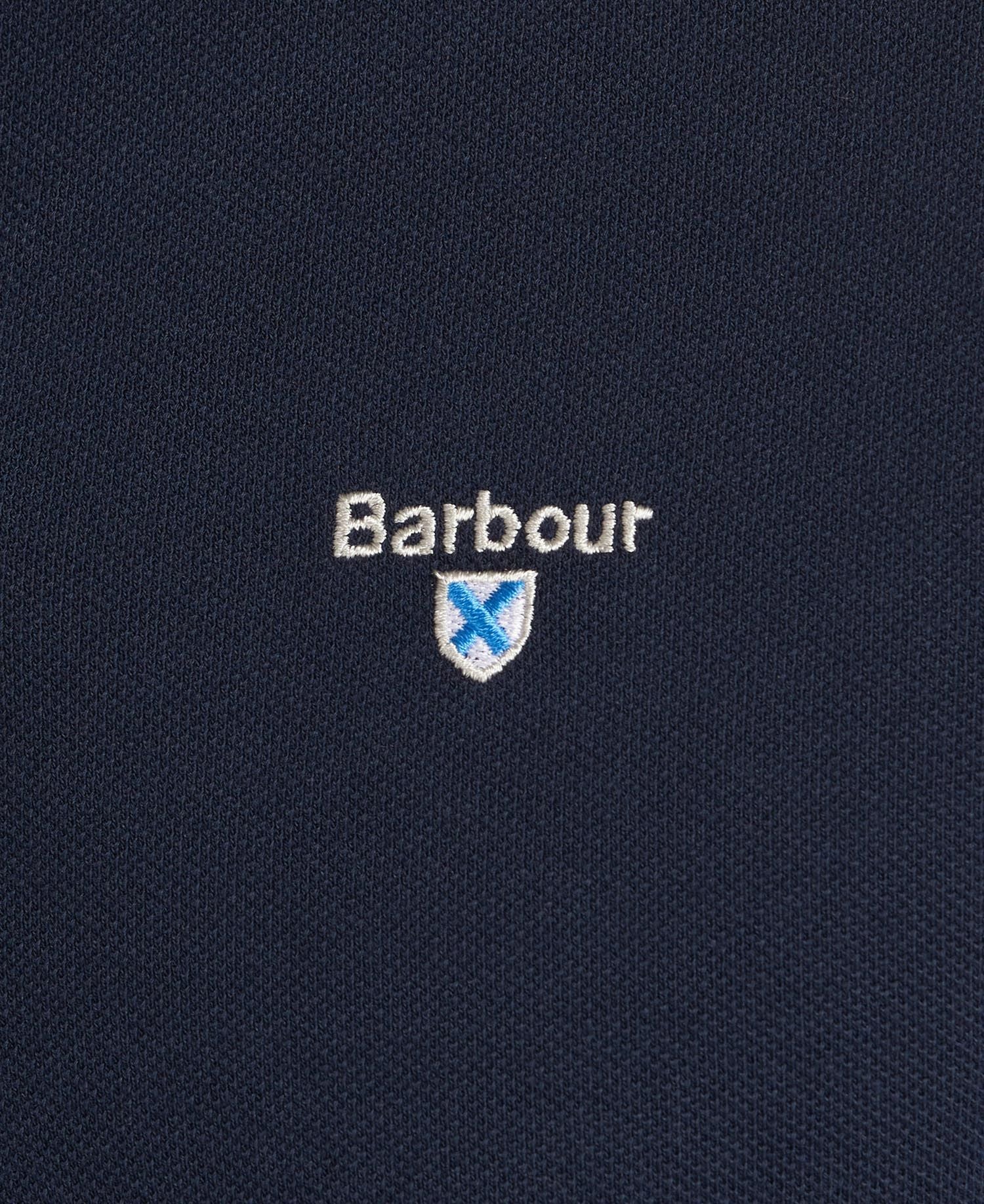 Tartan Pique Polo - New Navy