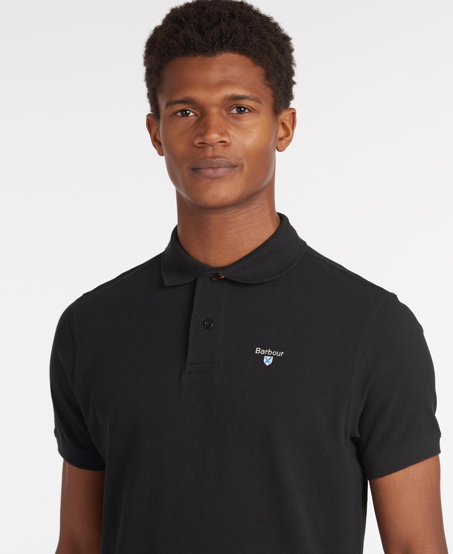 Men's Sports Polo - Black