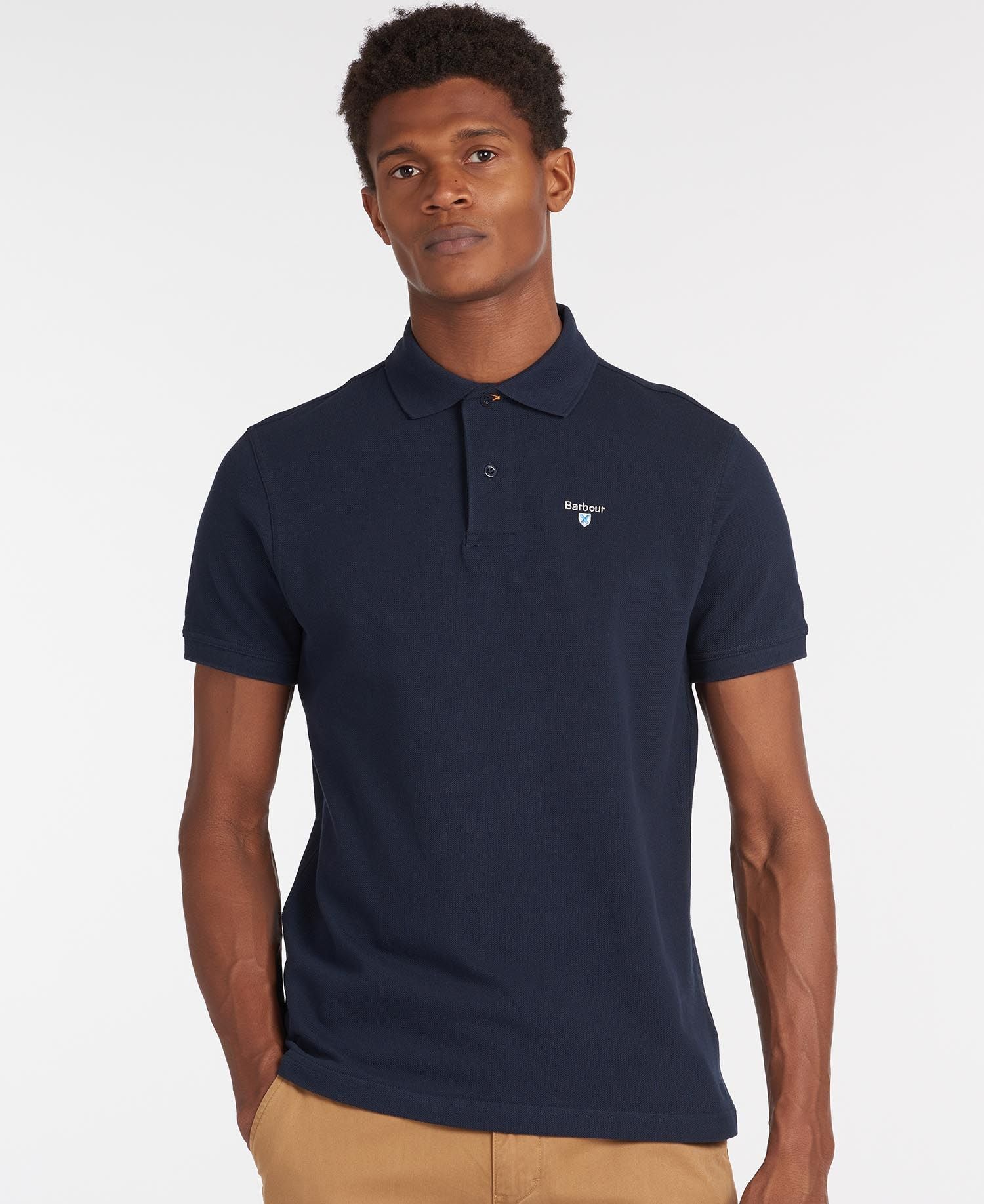 Men's Sports Polo - New Navy