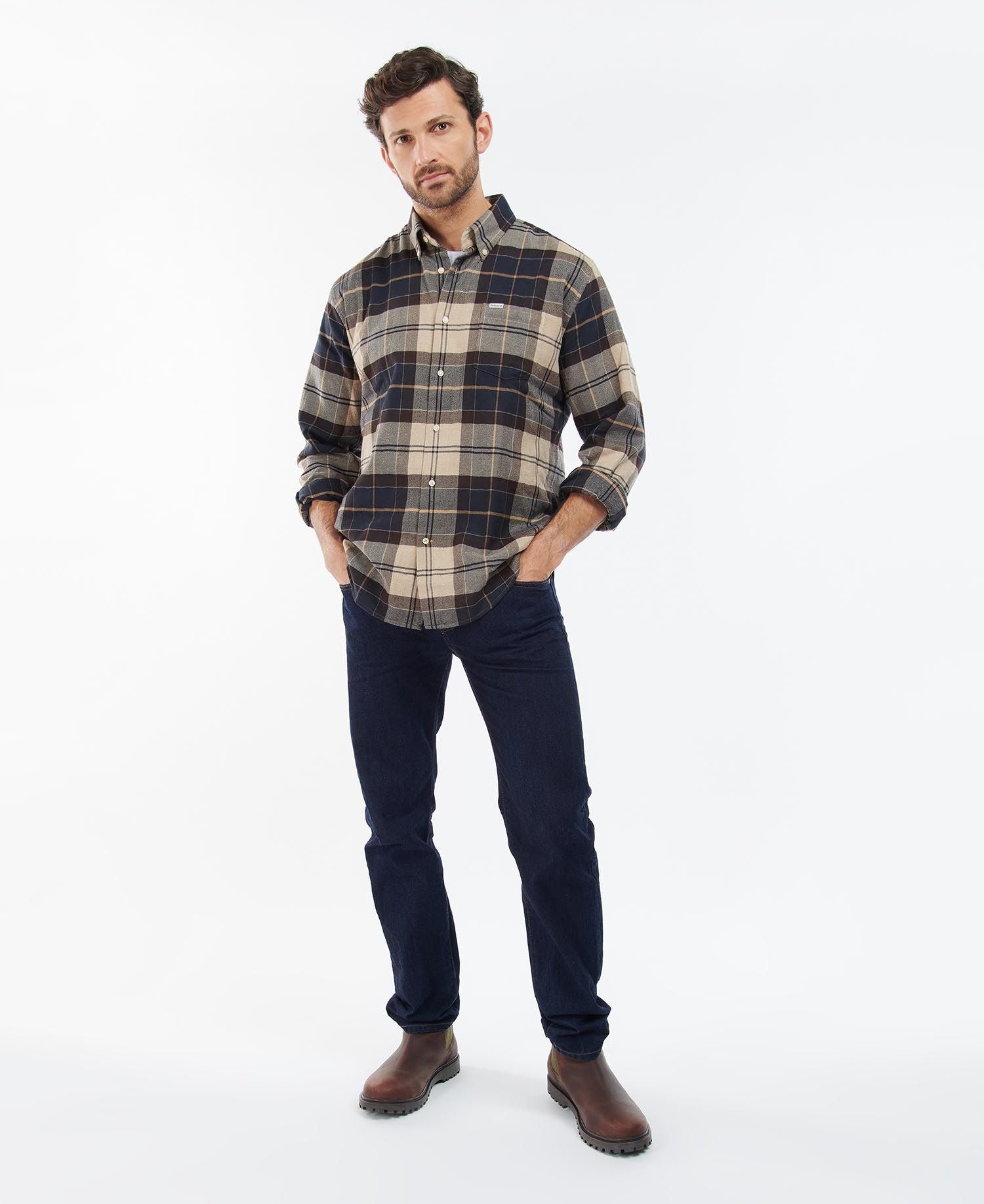 Men's Hogside Tartan Regular Shirt - Autumn Dress