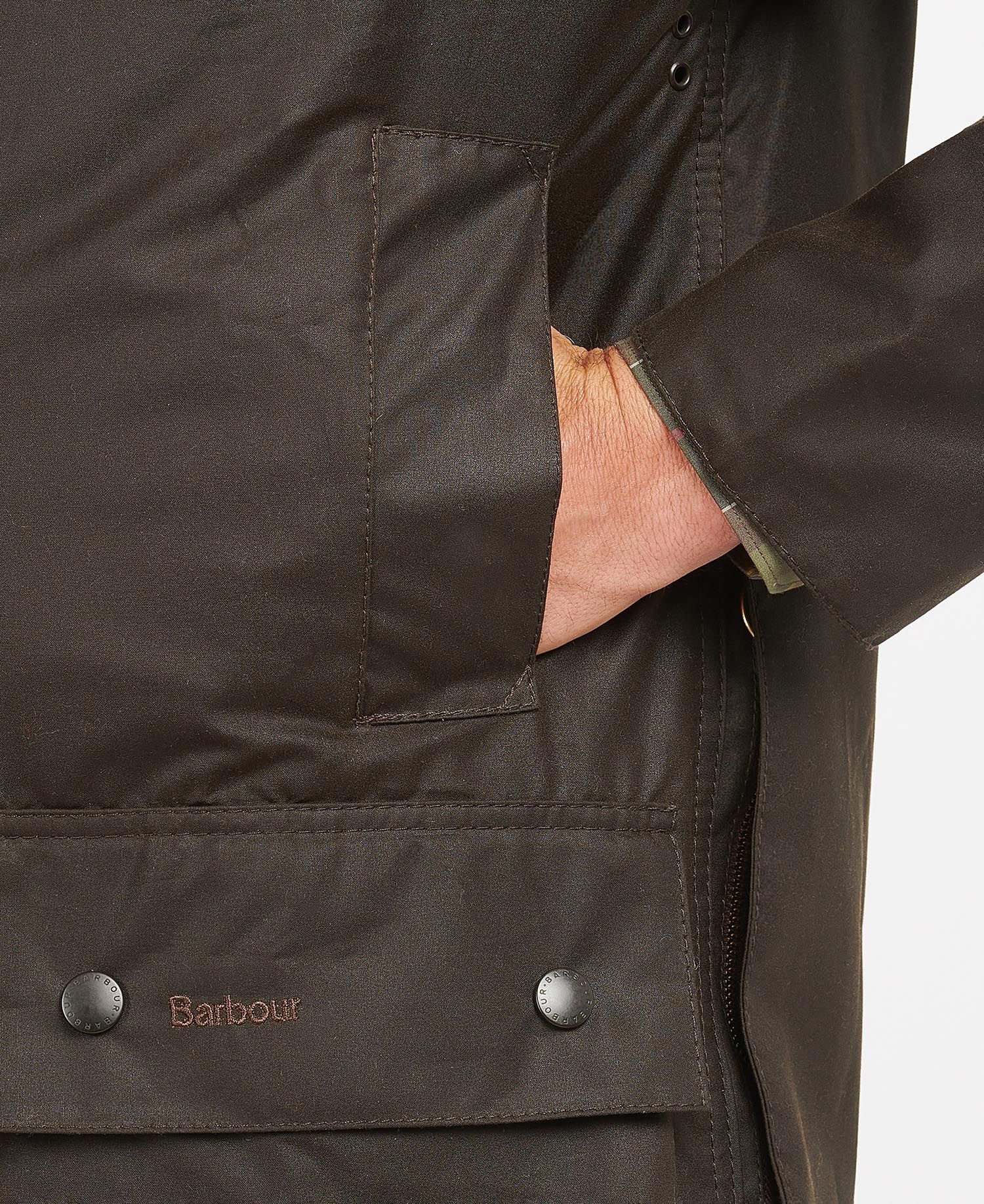 Classic Beaufort Waxed Jacket - Olive