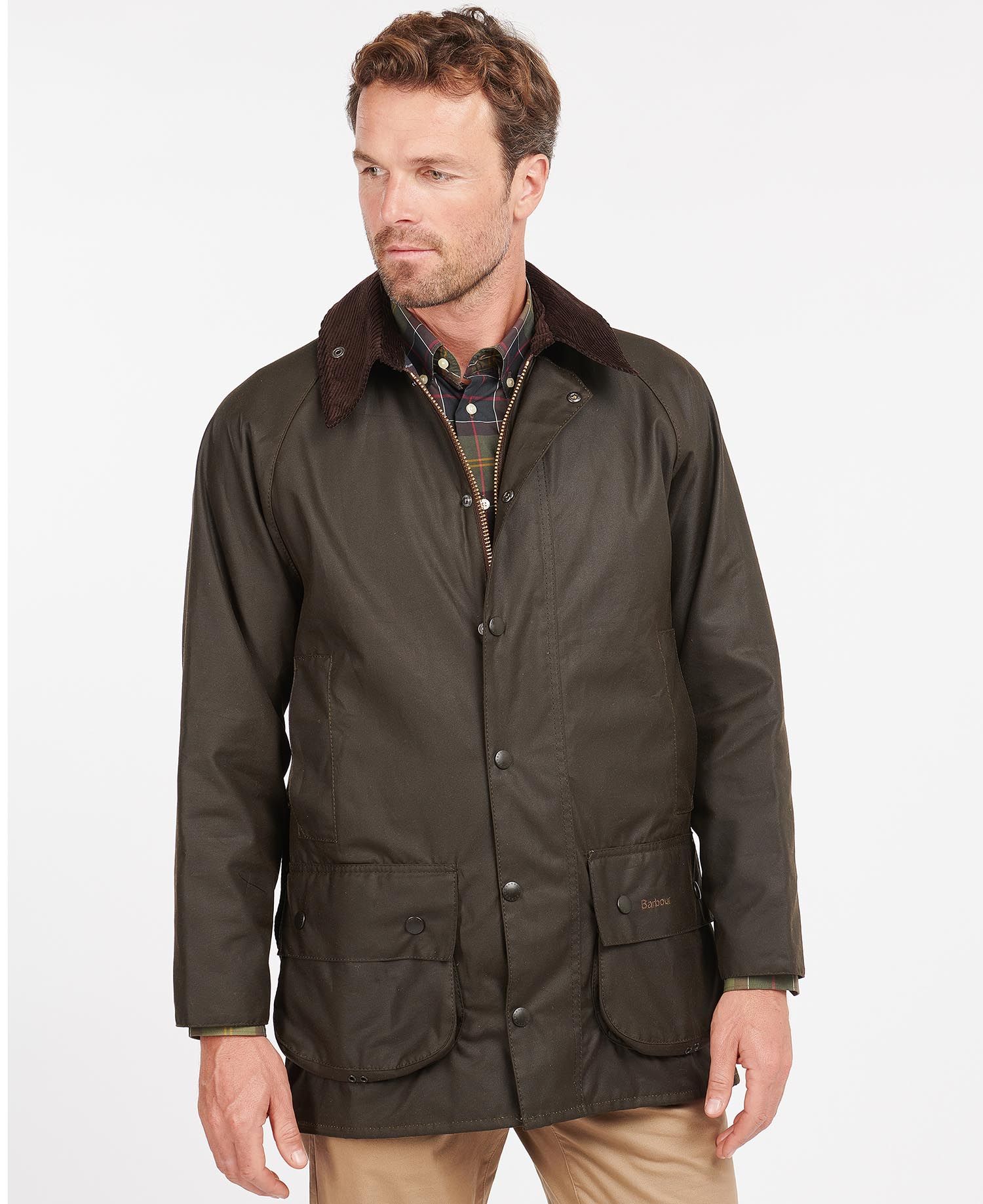 Classic Beaufort Waxed Jacket - Olive