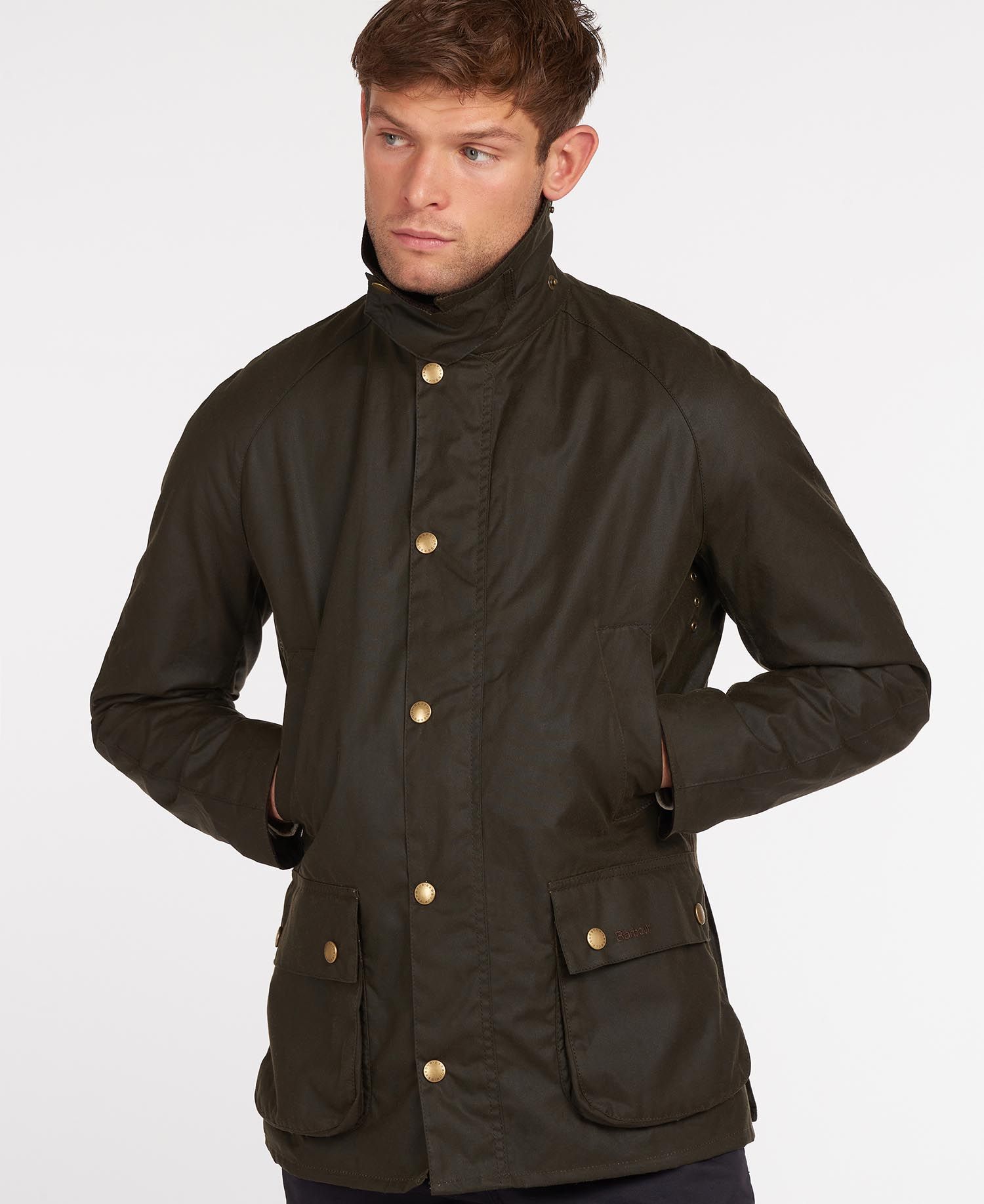 Men's Ashby Wax Jacket - Olive