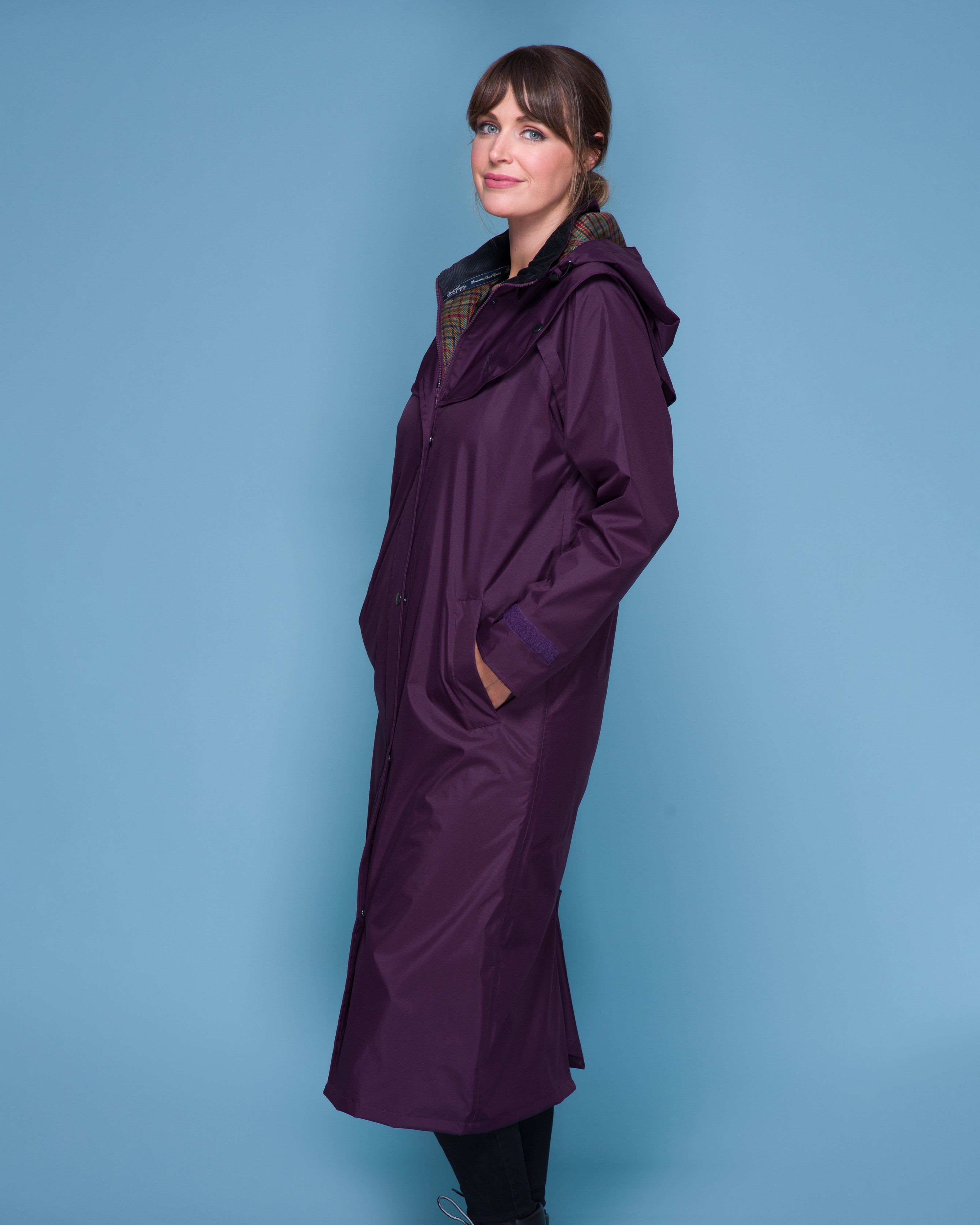 Malvern Waterproof Coat - Blackberry