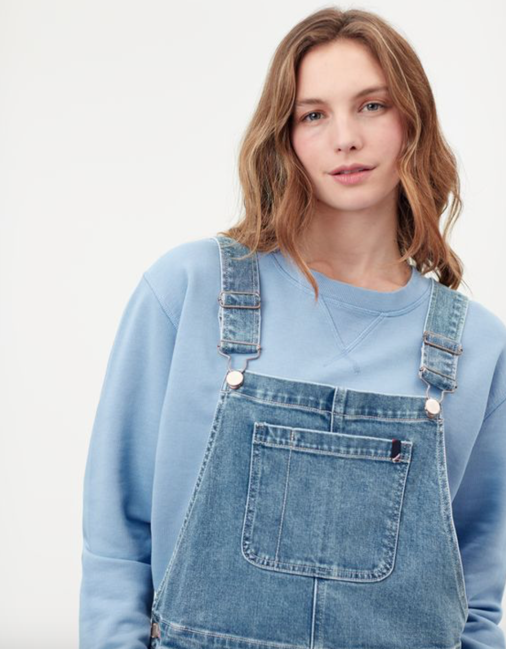 Joules - Women's Monique Crew Neck Sweatshirt - Haze Blue