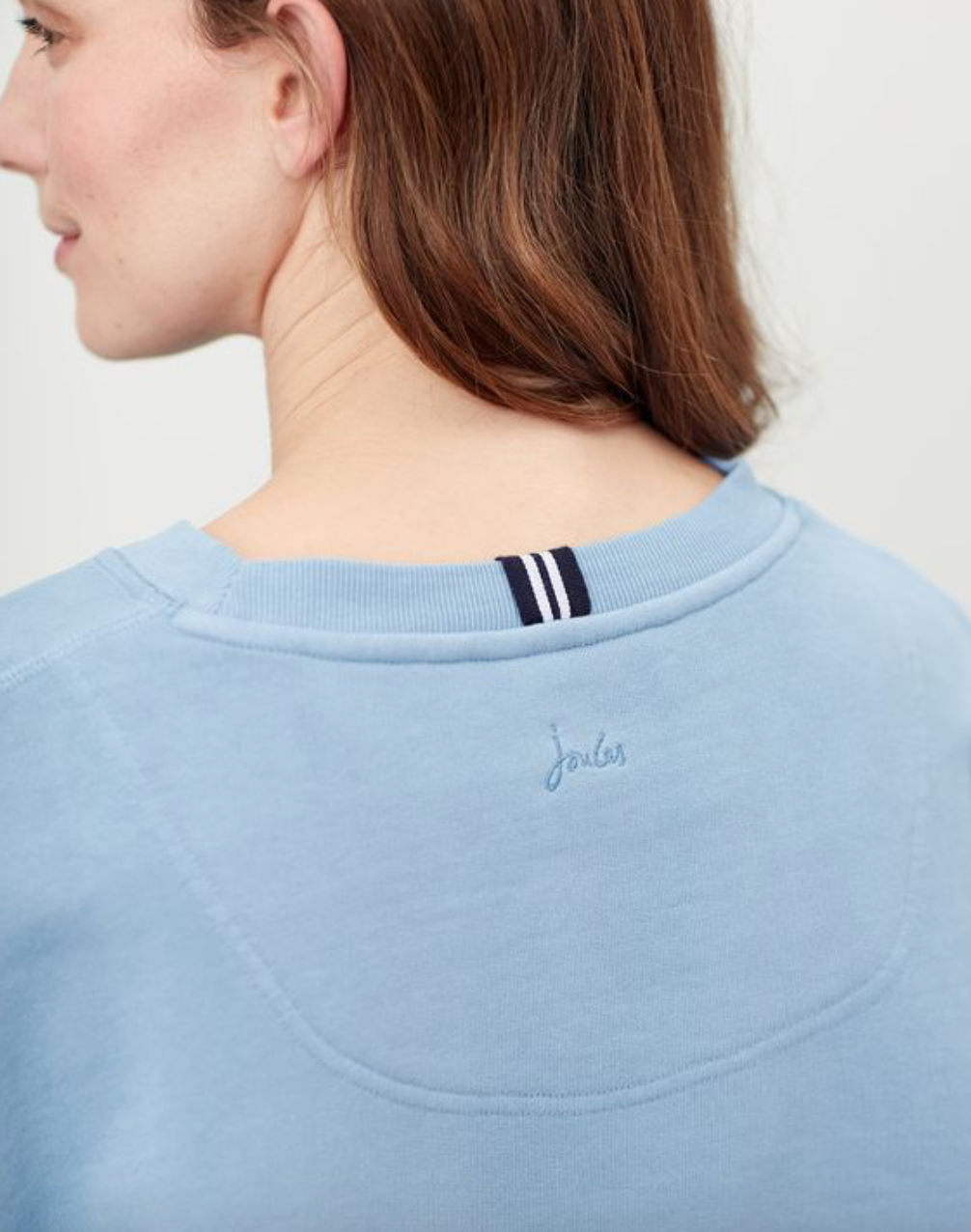 Joules - Women's Monique Crew Neck Sweatshirt - Haze Blue