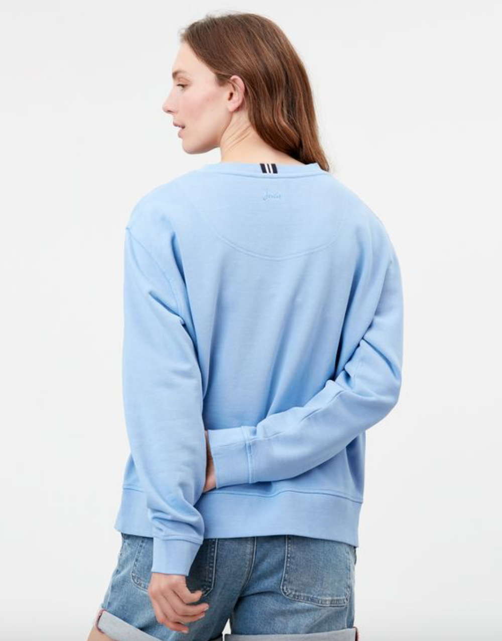 Joules - Women's Monique Crew Neck Sweatshirt - Haze Blue