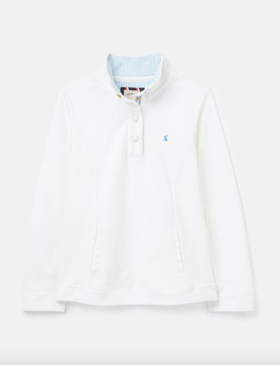 Joules - Women's Funnel Neck Sweatshirt - Beachy Cream