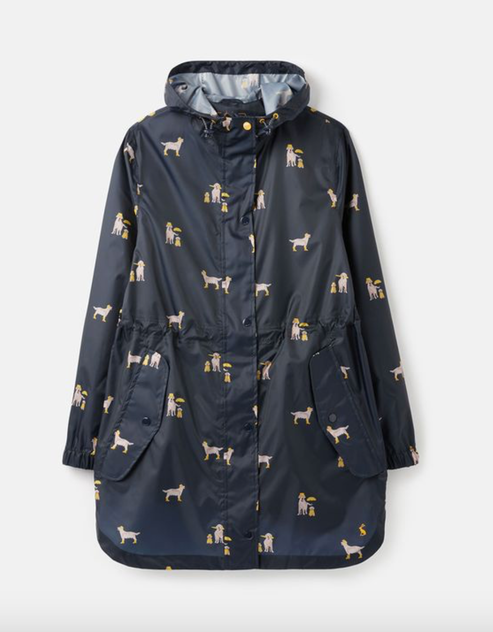 Golightly Packable Waterproof jacket - Navy Dogs