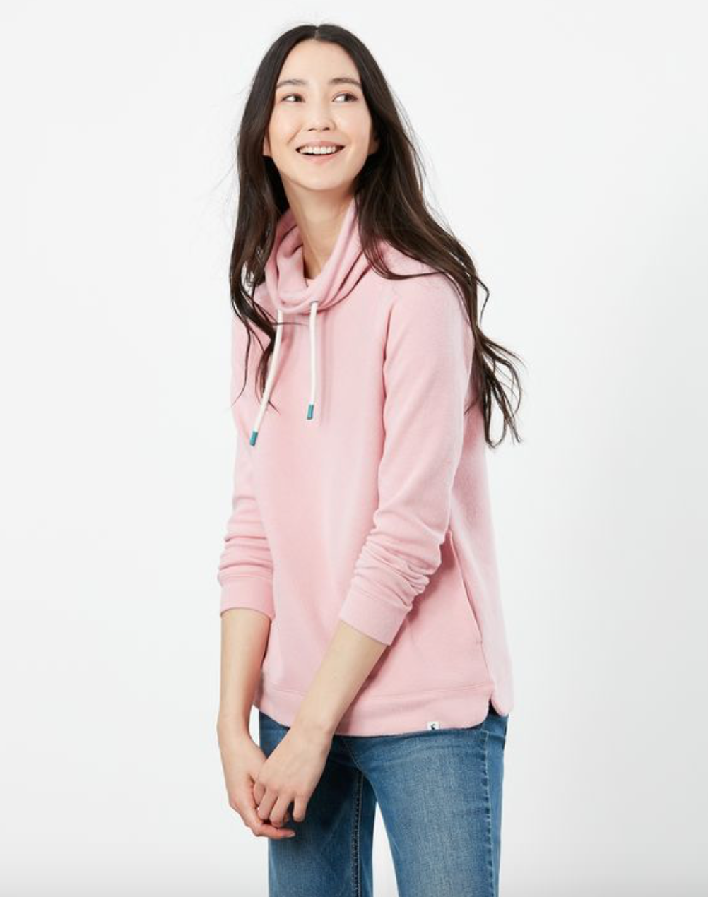 Joules - Women's Nadia Nadia Ribbed Sweatshirt - Dawn Pink