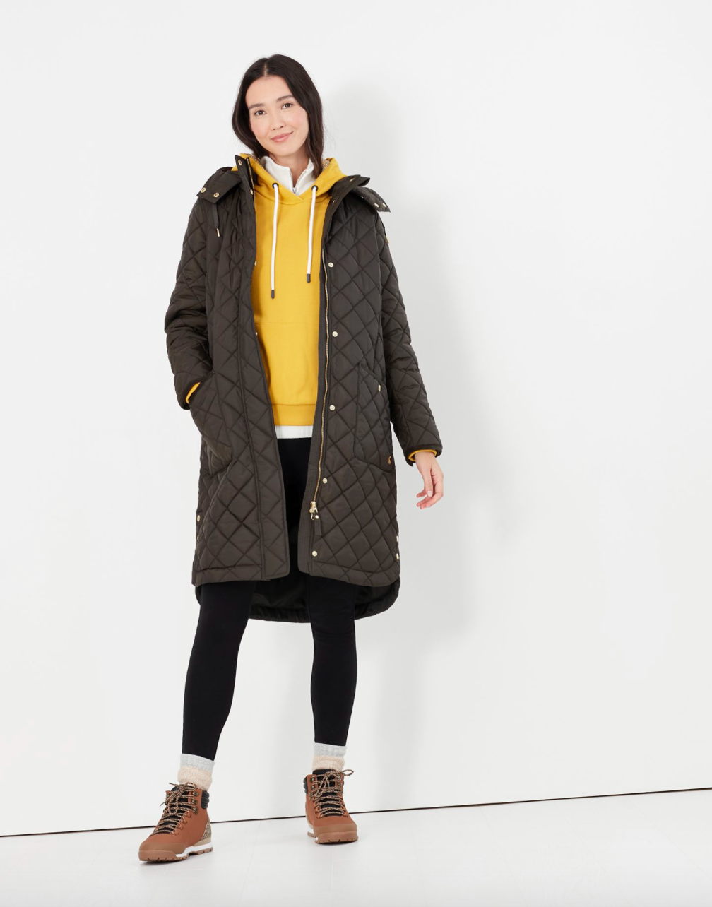 Women's Lil Raglan Hooded Sweatshirt - Antique Gold