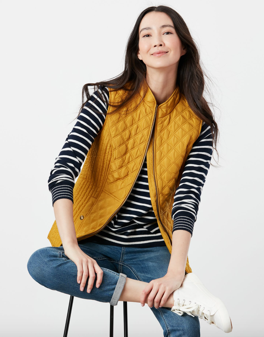 Minx Quilted Gilet - Caramel