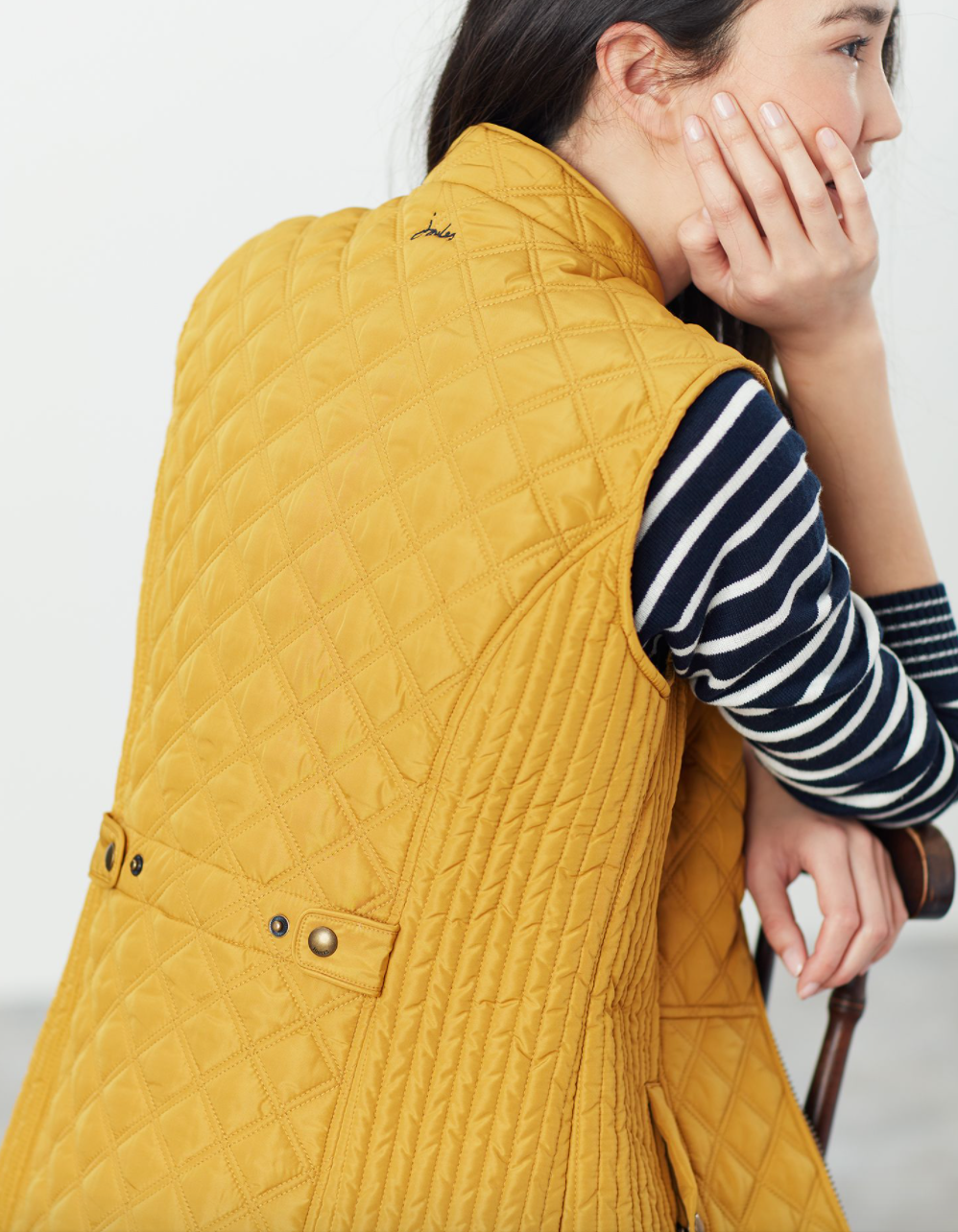 Minx Quilted Gilet - Caramel