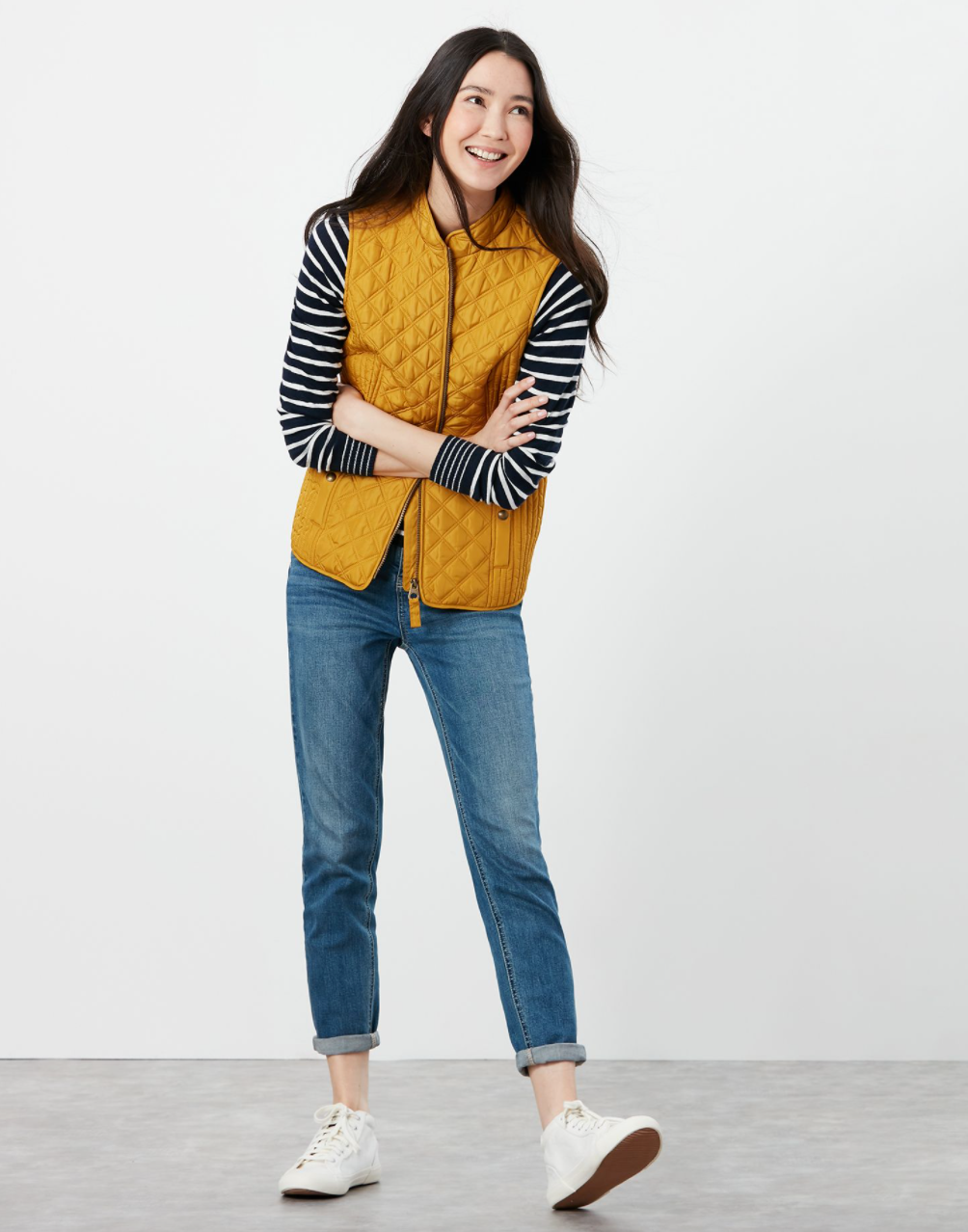 Minx Quilted Gilet - Caramel